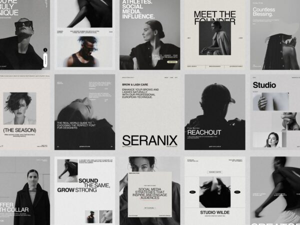 Colorful templates showcasing vibrant designs tailored for engaging social media posts, ideal for Canva users seeking professional marketing solutions.