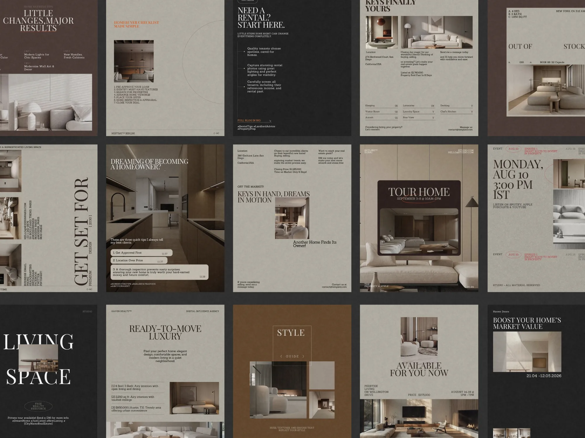 120+ Real Estate Canva Post Templates | Elevate Your Marketing