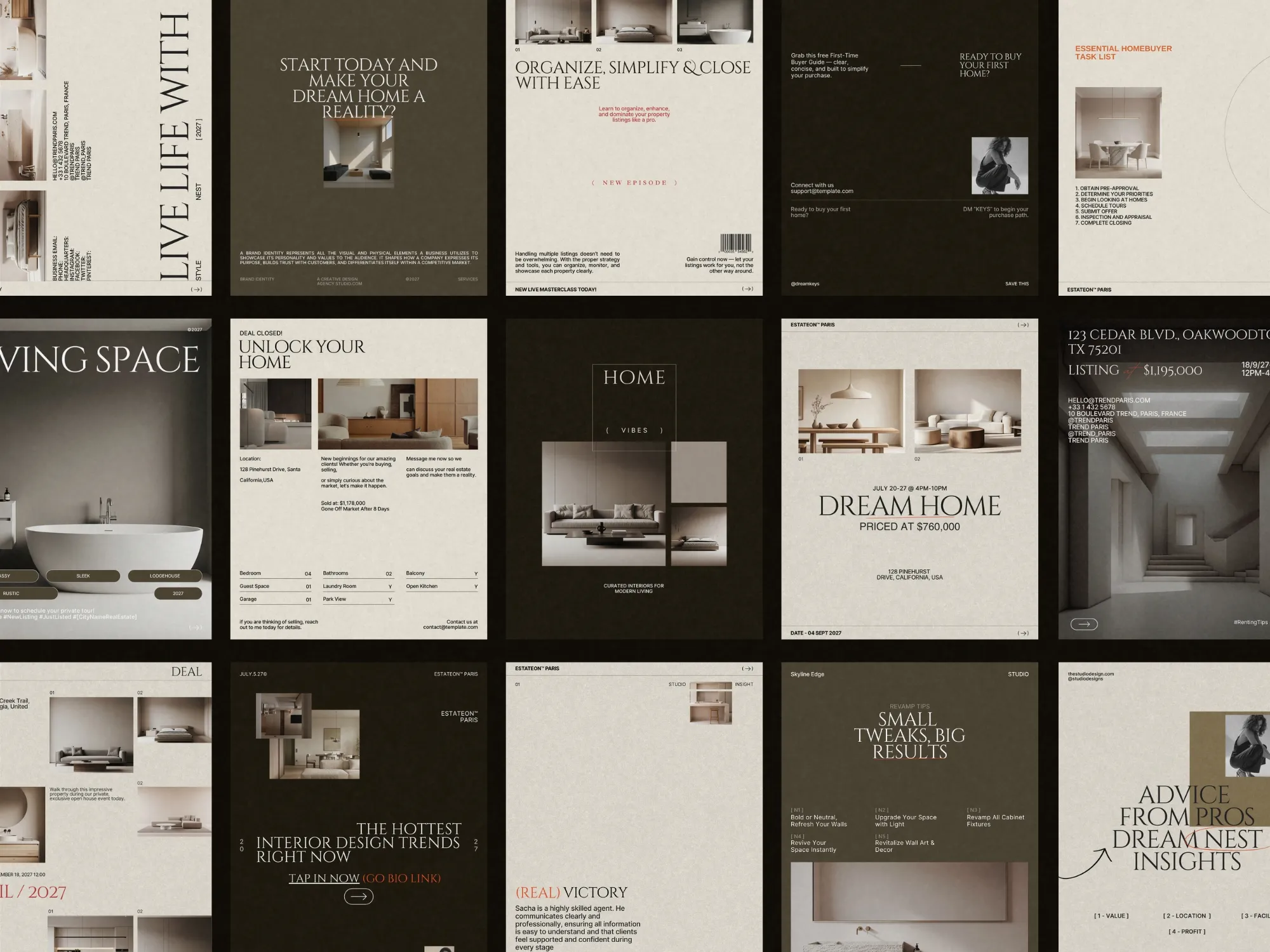 40 Editable Real Estate Instagram Templates for Realtors’ Success