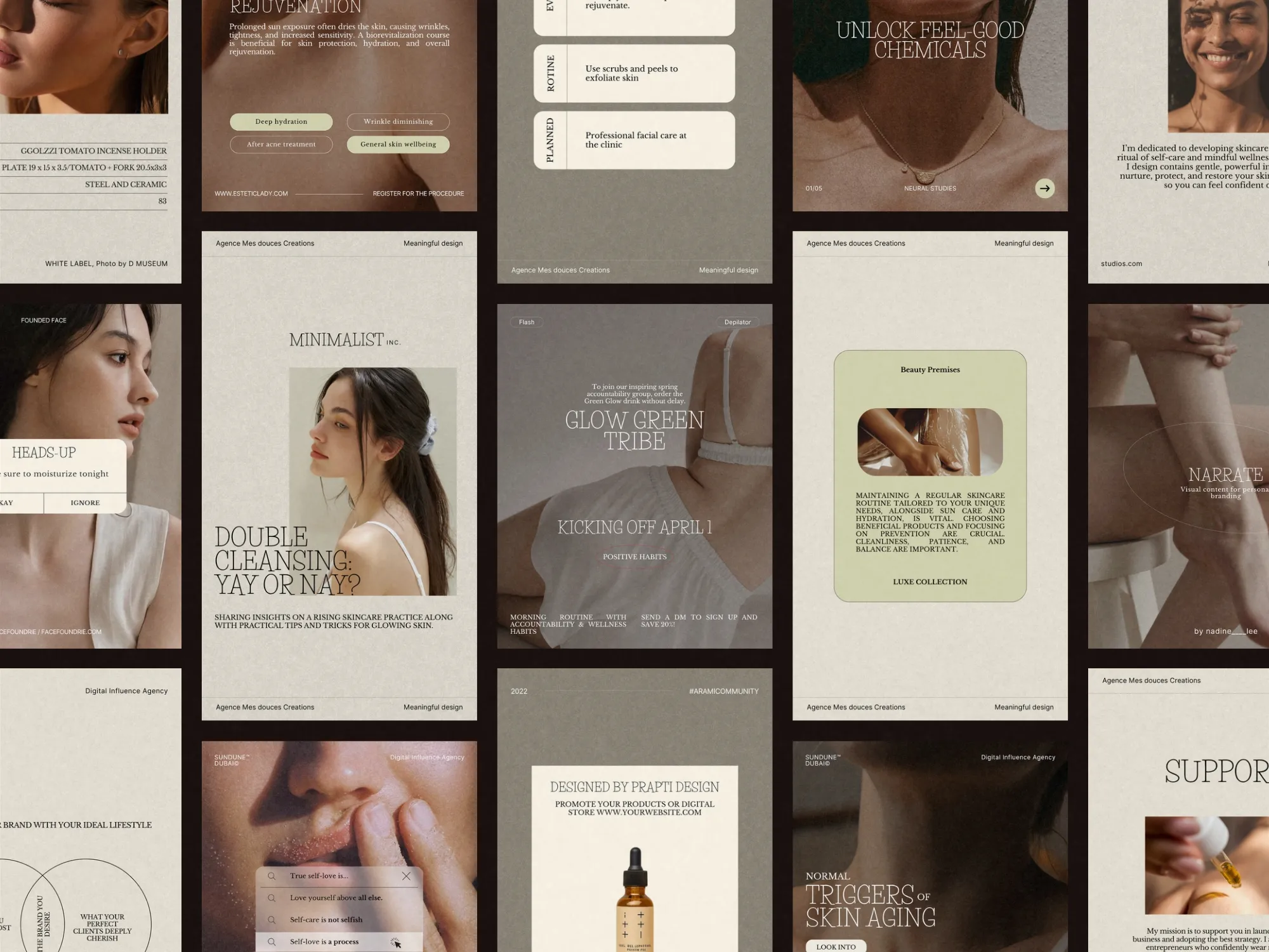 210+ Skincare Instagram Templates Bundle | Elevate Your Brand