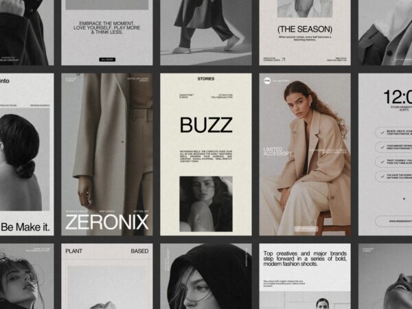 Engaging Canva Instagram stories featuring 35 customizable templates for marketing offers, promotions, and campaigns in a professional layout.