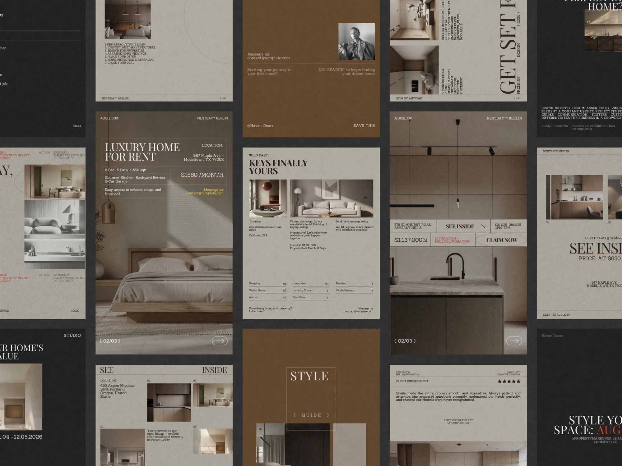 Real Estate Instagram Templates for Consistent Branding Success