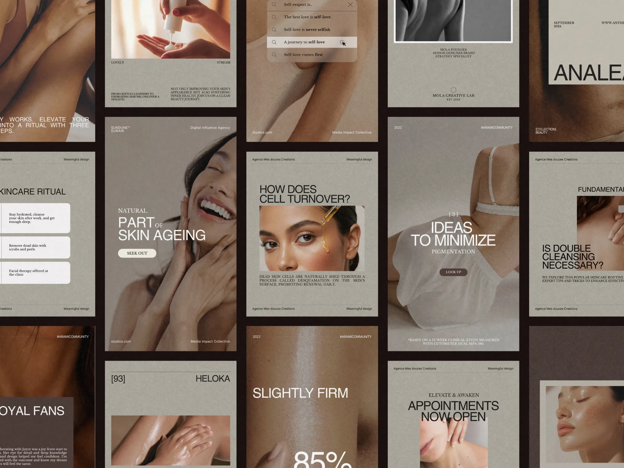 Skincare Instagram Post & Story Templates for Engaging Content