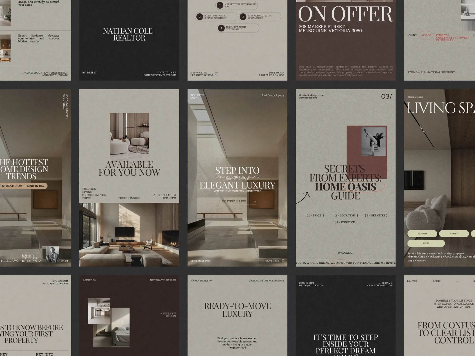 Boost Listings with Canva Realtor Story Bundle Kit – 120 Template