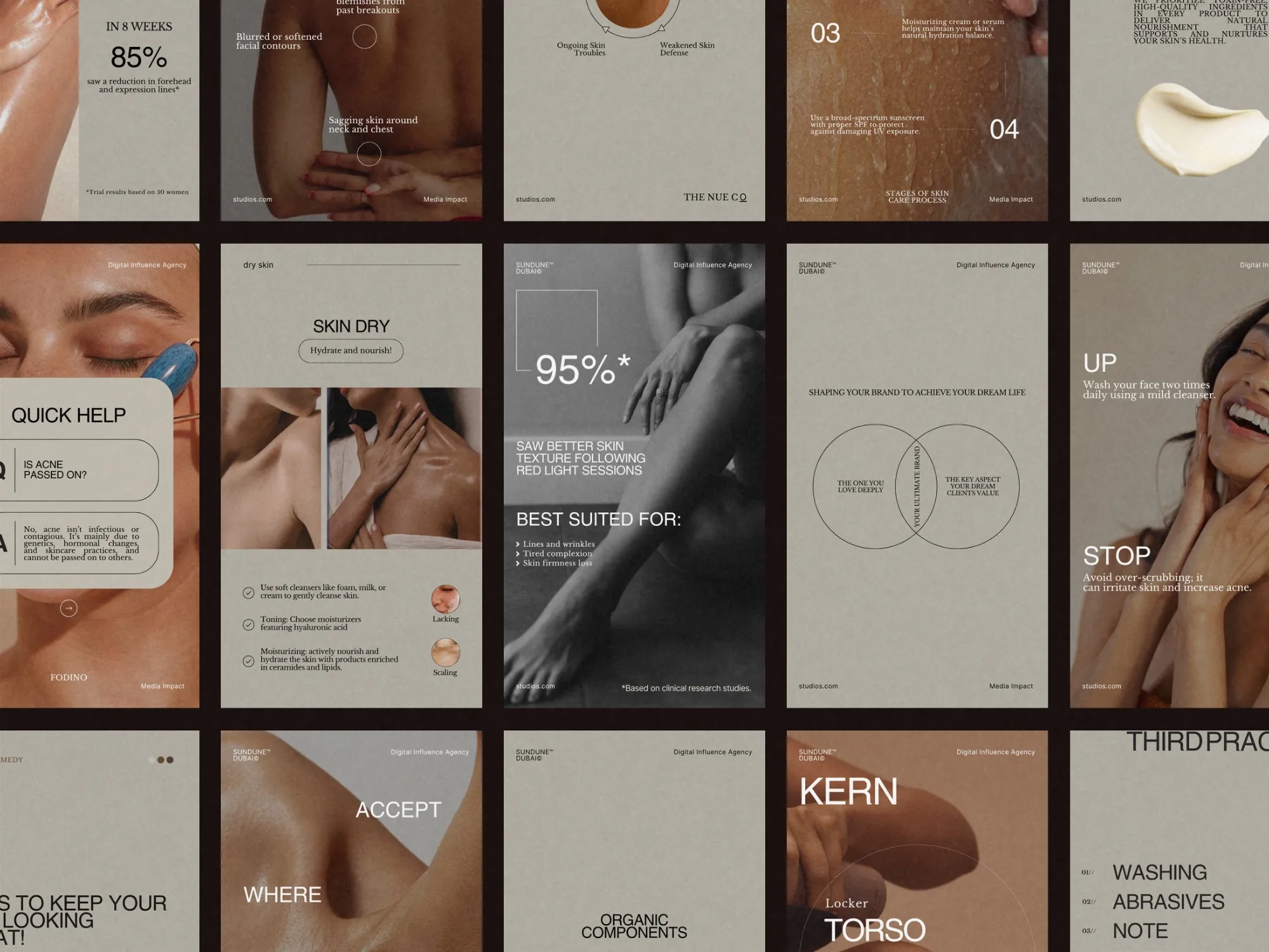 Skincare Instagram Story Templates for Consistent Brand Content