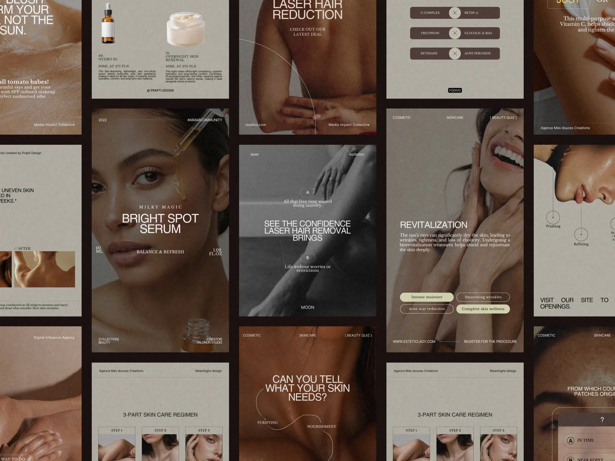 Skincare Instagram Post & Story Templates for Building Trust