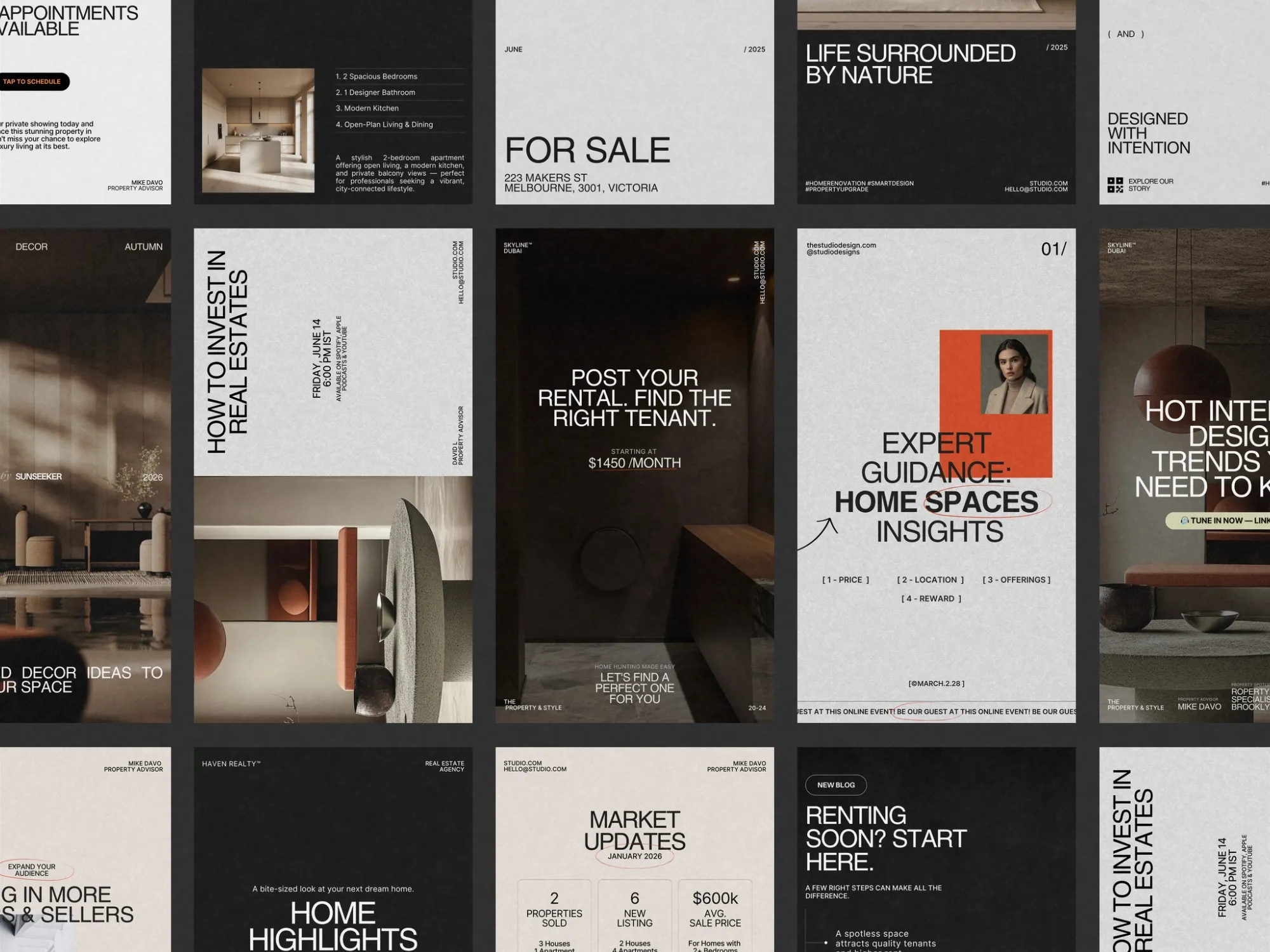 Real Estate Instagram Story Bundle Templates for Easy Marketing