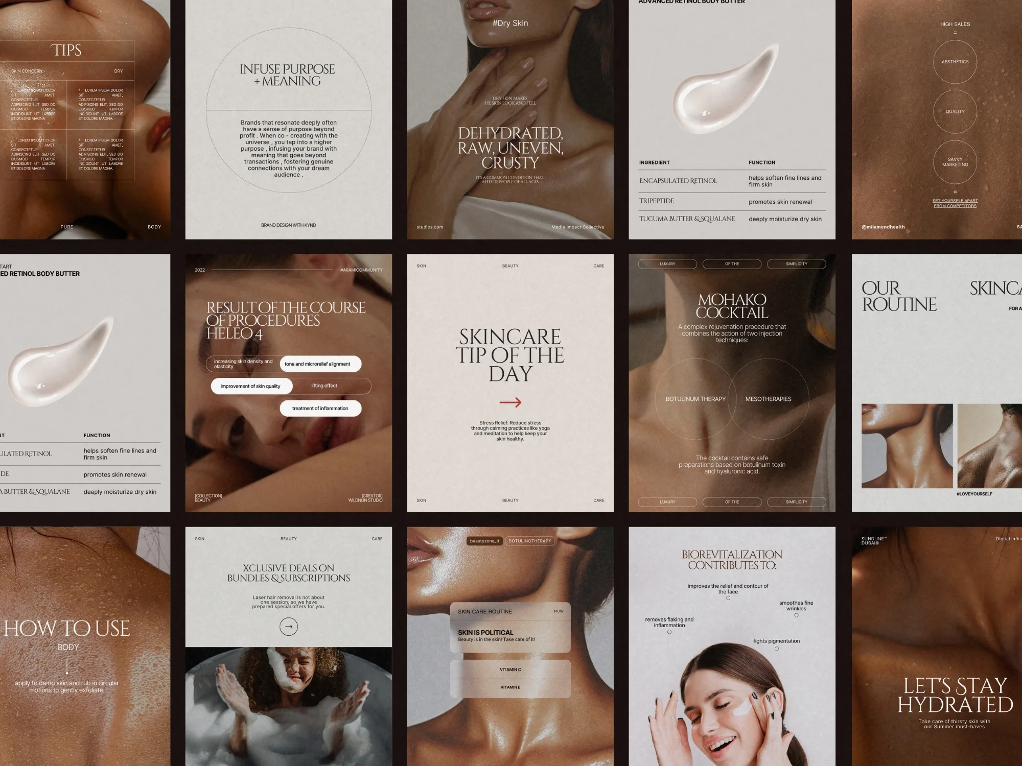 105+ Beauty Instagram Canva Pack for Powerful Skincare Marketing