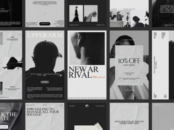 Elevate your brand's social media presence with 35 customizable Canva Instagram stories for promotions and campaigns.