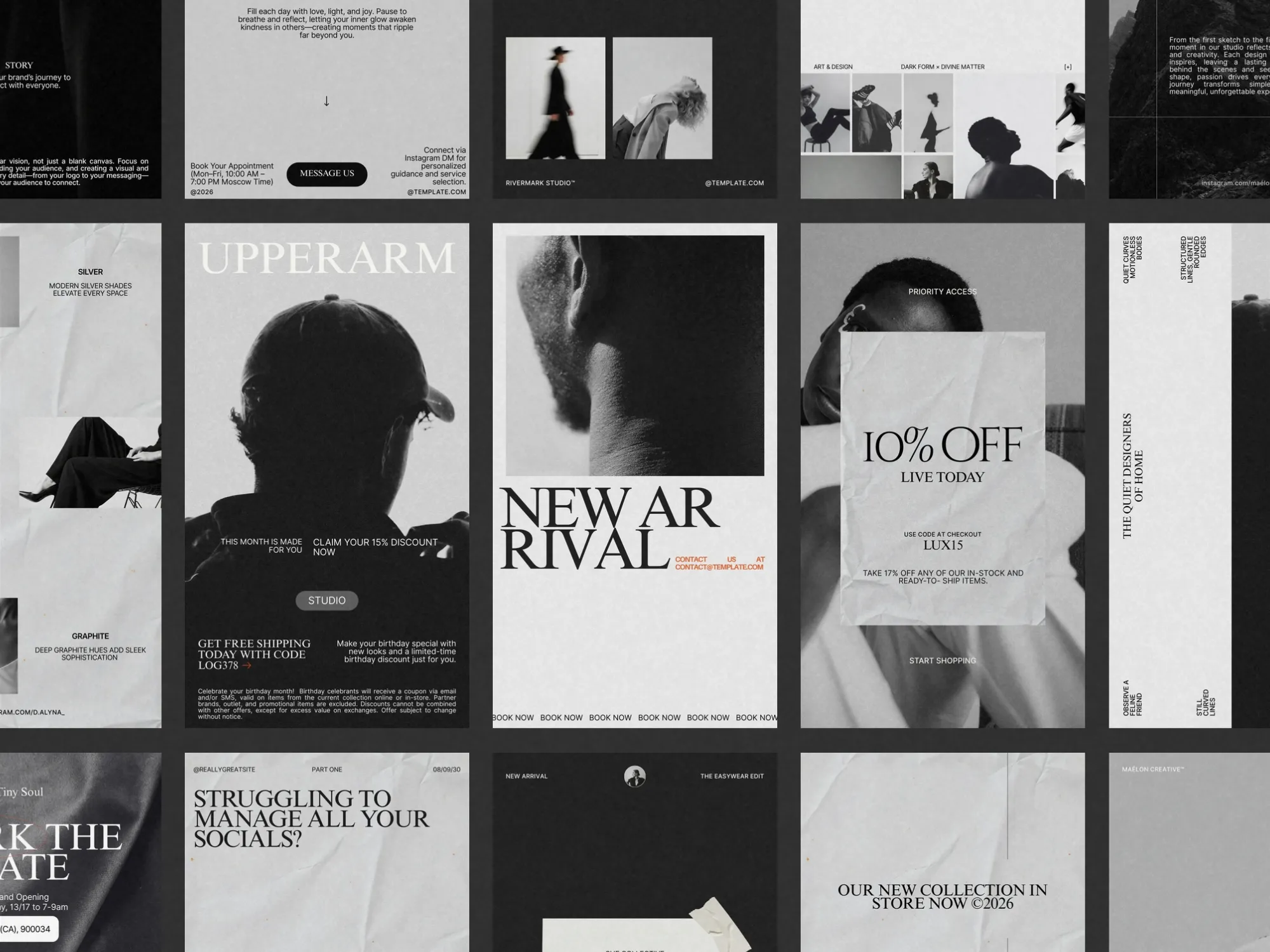 Instagram Marketing Story Kit | Engage Instantly with 35 Template