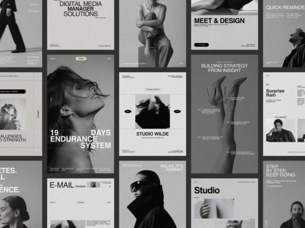 Elevate your branding with this Instagram Marketing Stories & Posts Kit featuring 70 Canva templates for consistent visual storytelling.