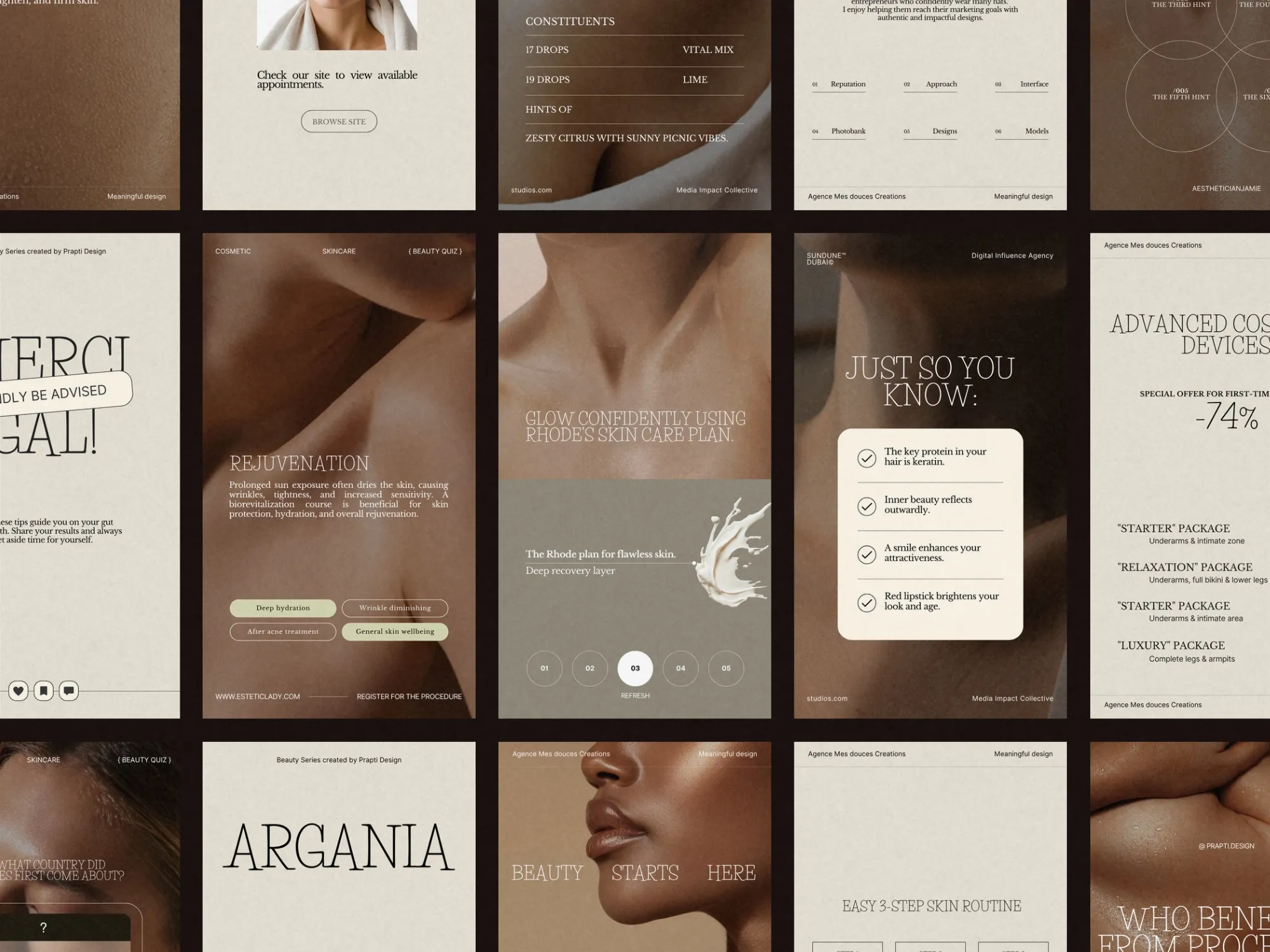 Ready-to-Use Skincare Instagram Canva Templates for Instagram