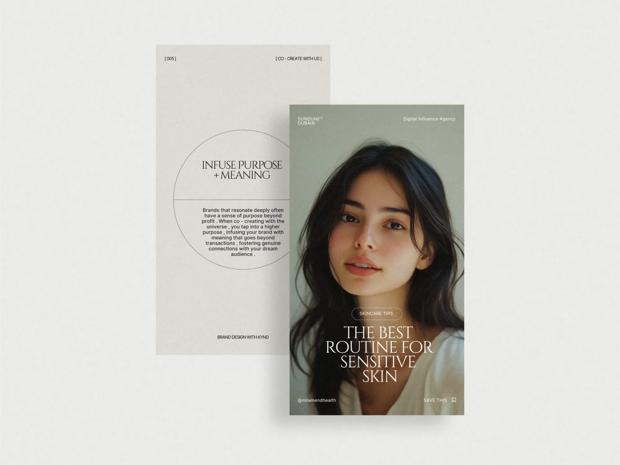 Eye-catching digital skincare Instagram story templates in 1080x1920 px, perfect for creating cohesive brand visuals.