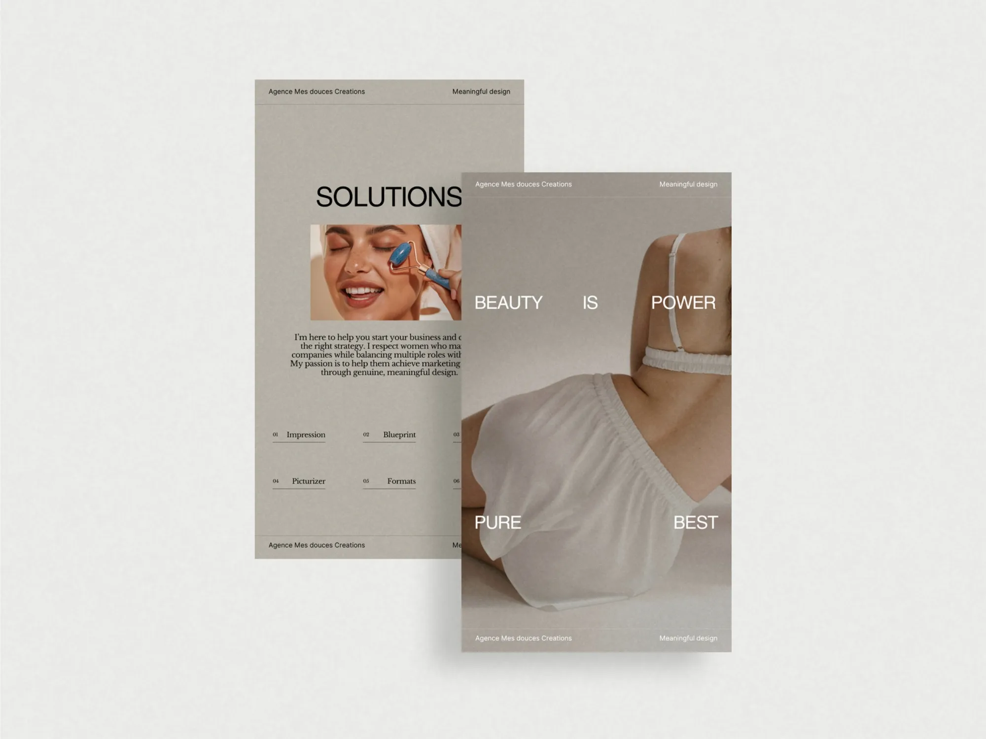 Professional Canva design for skincare brands, showcasing beautifully crafted Instagram story templates to enhance marketing visuals for launches.