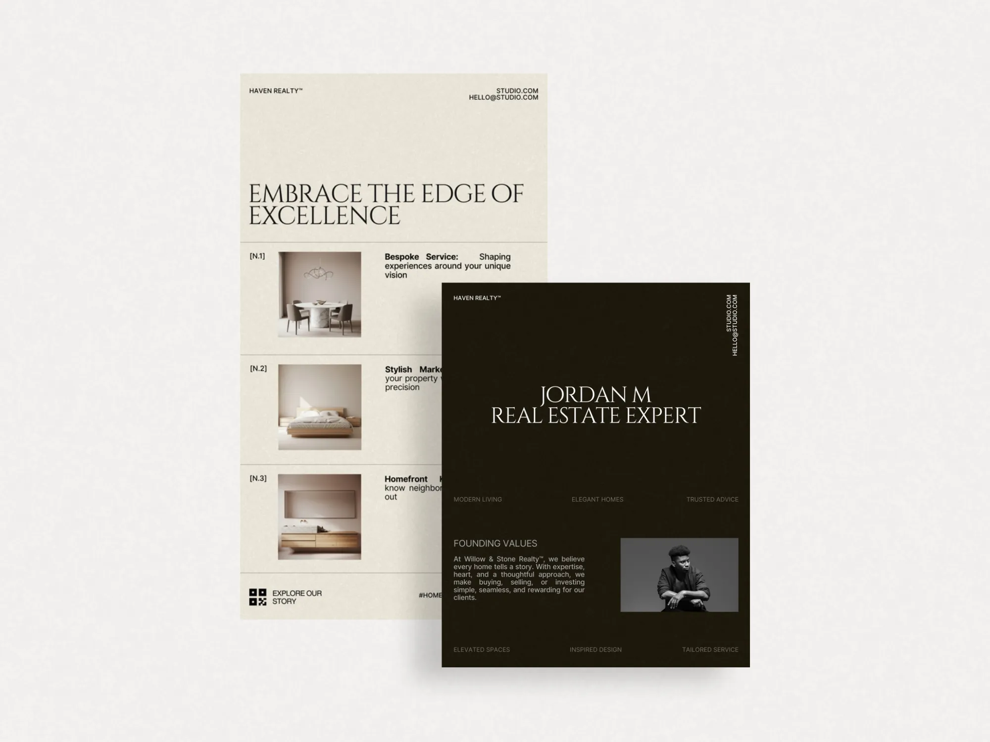 Professional Canva realtor kit featuring an eye-catching 1080x1920 PX story template designed for seamless branding in real estate marketing.