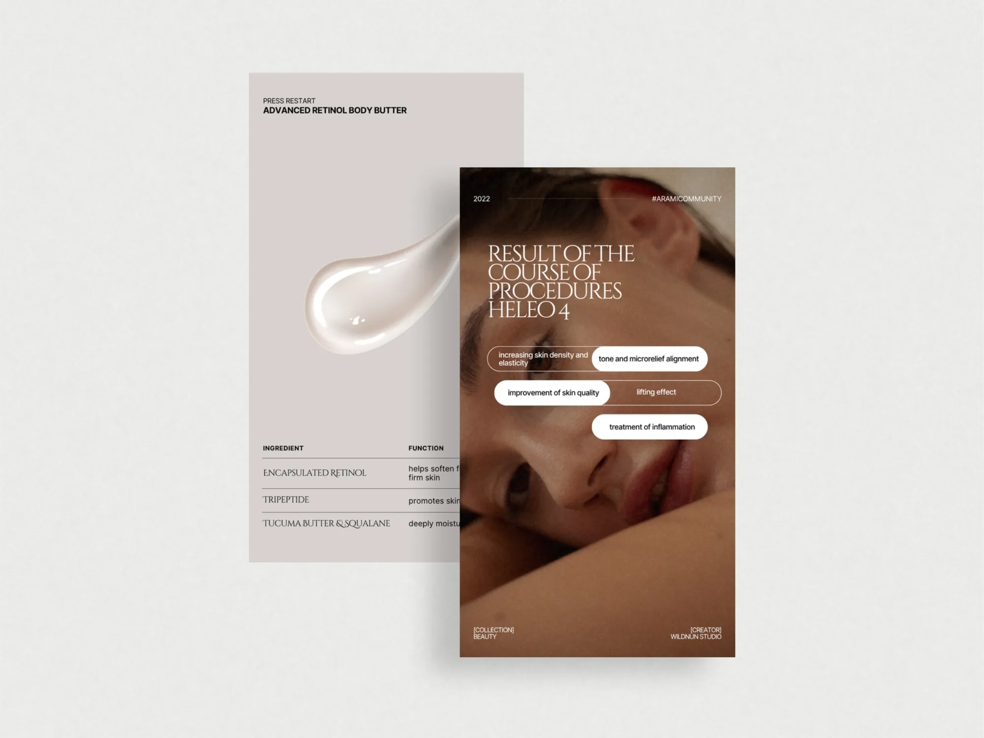 Elegant skincare promo kit with Instagram-ready templates, designed for showcase product highlights and self-care education using Canva.