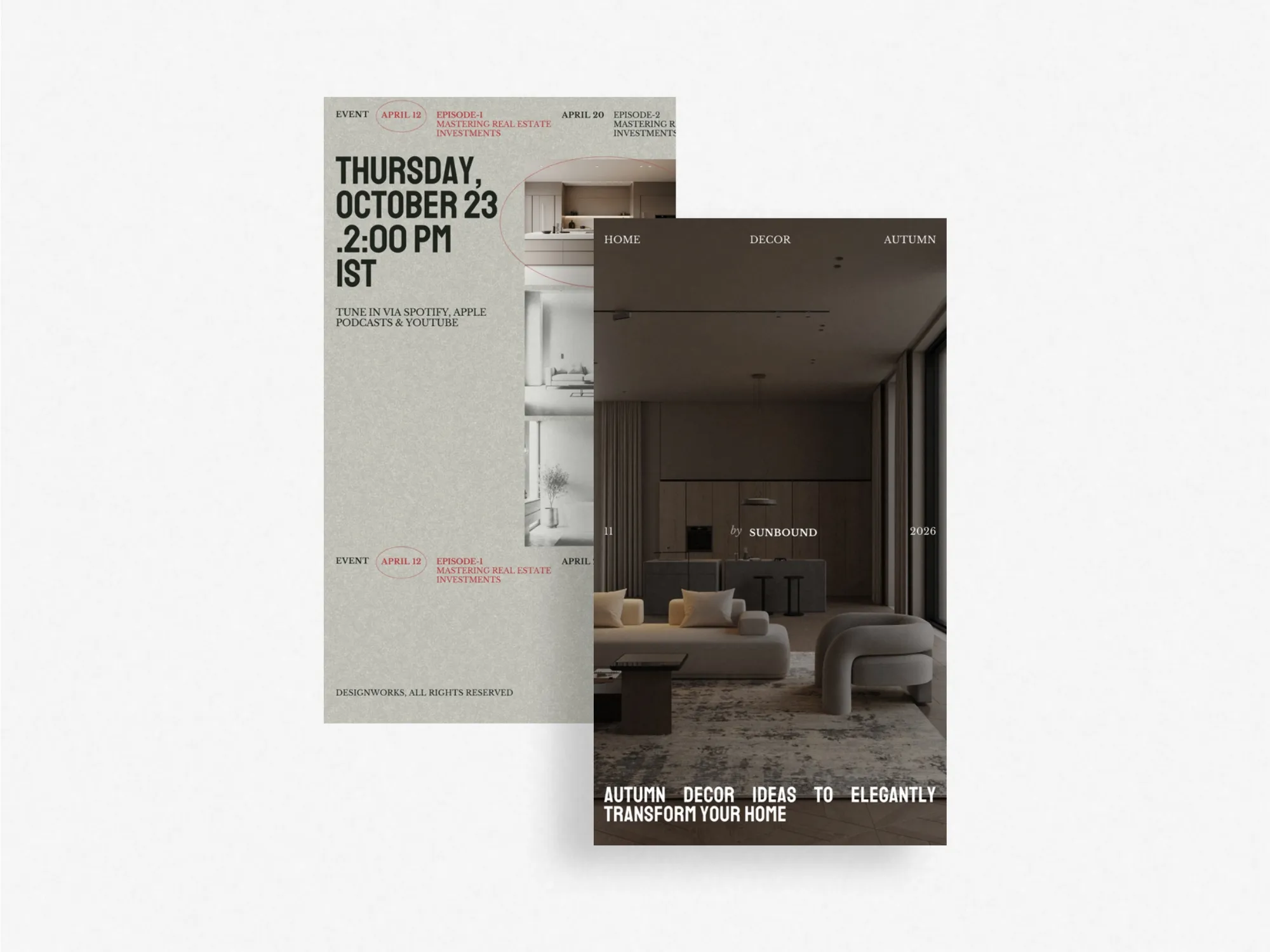 Customizable Instagram story templates for realtors, showcasing stunning property visuals and local expertise with a professional touch on Canva.