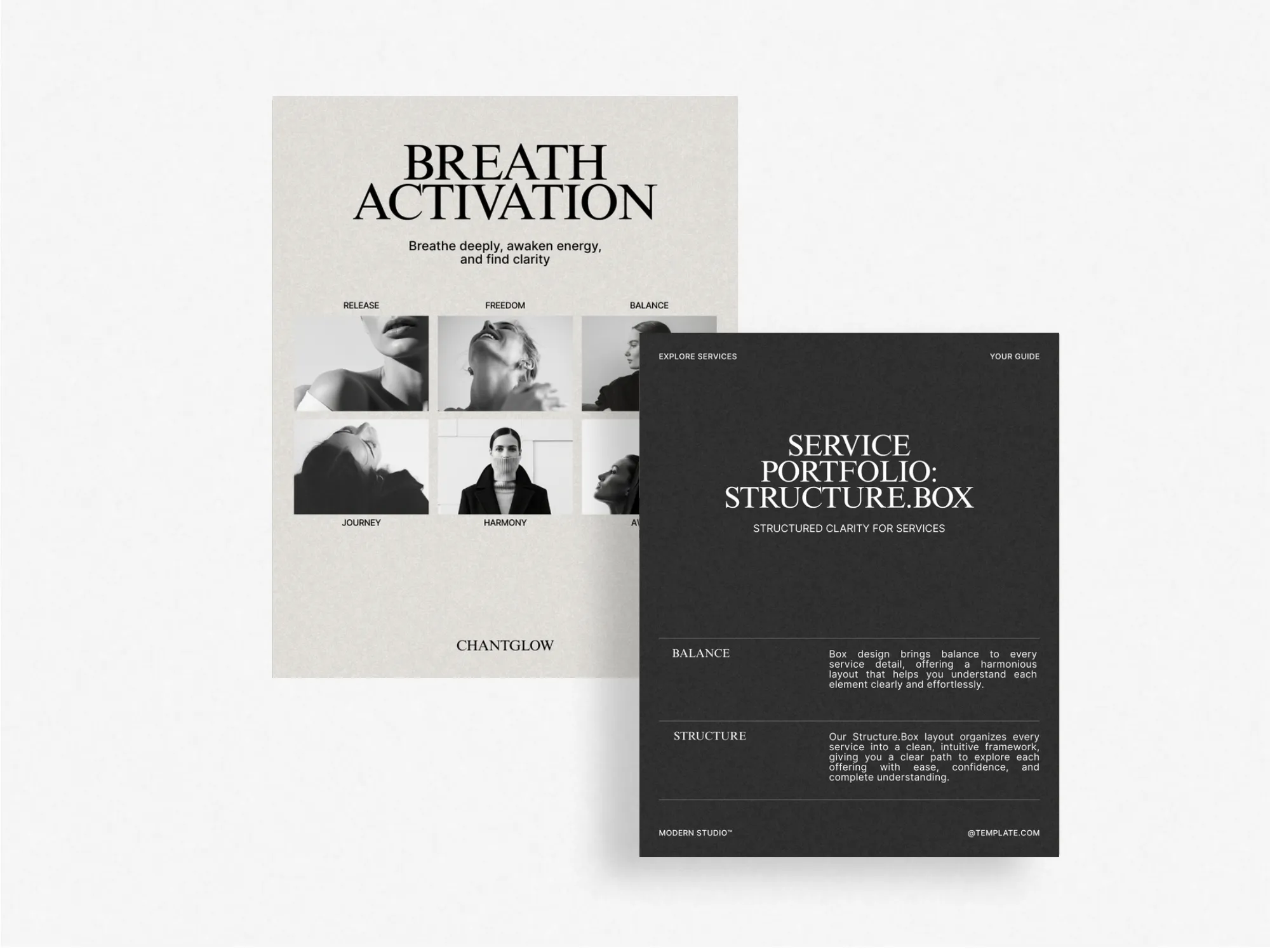 Professional social media post templates designed for small businesses, showcasing discounts and offers with 35 unique 1080x1350 PX layouts in Canva.