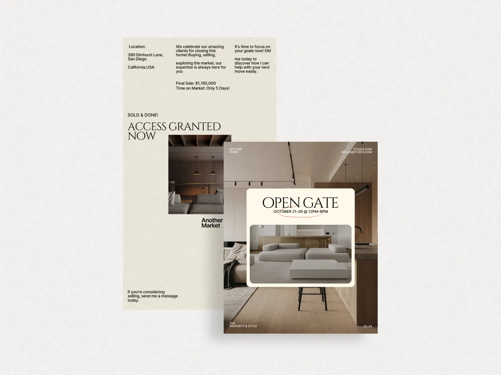 Vibrant and modern Instagram story templates designed for real estate agents, crafted in Canva for eye-catching property listings at 1080x1920 PX.