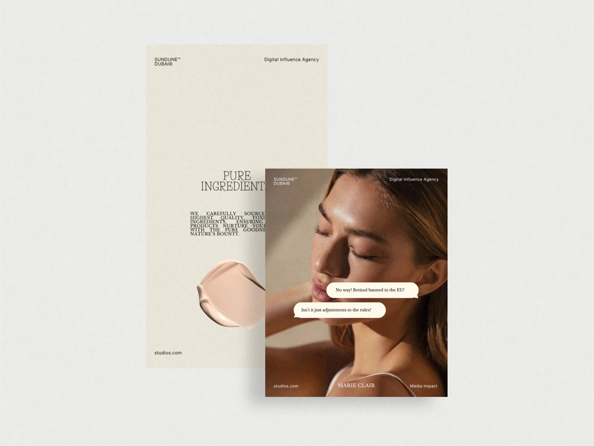 Professional Canva story template showcasing skincare tips with a clean layout, perfect for estheticians to highlight their skincare offerings.