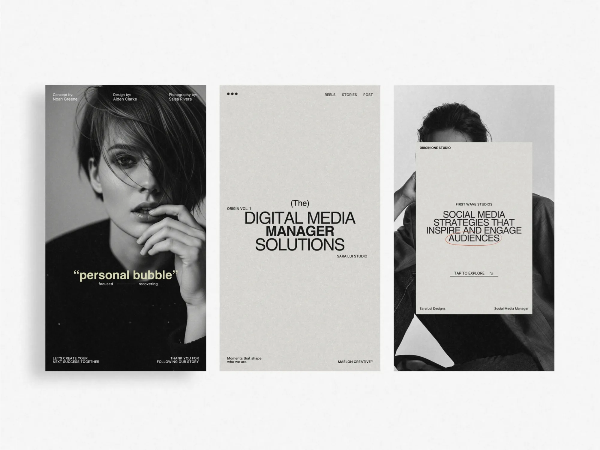 A collection of 35 editable social media story templates designed for quick content creation, tailored for online brands using Canva.