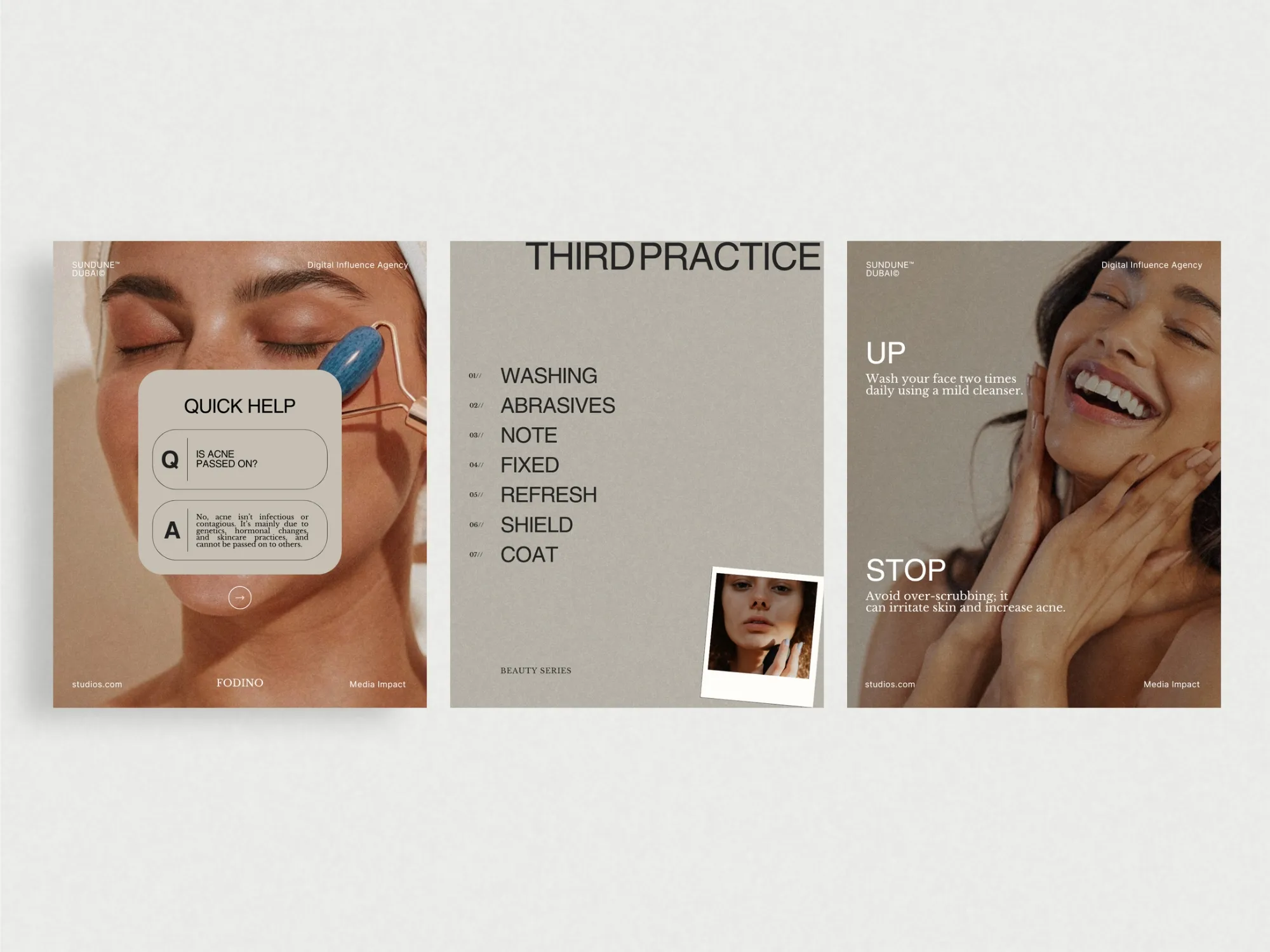 Versatile skincare brand content templates that enhance Instagram aesthetics, offering 35 unique designs in a professional 1080x1350 PX size for easy use.