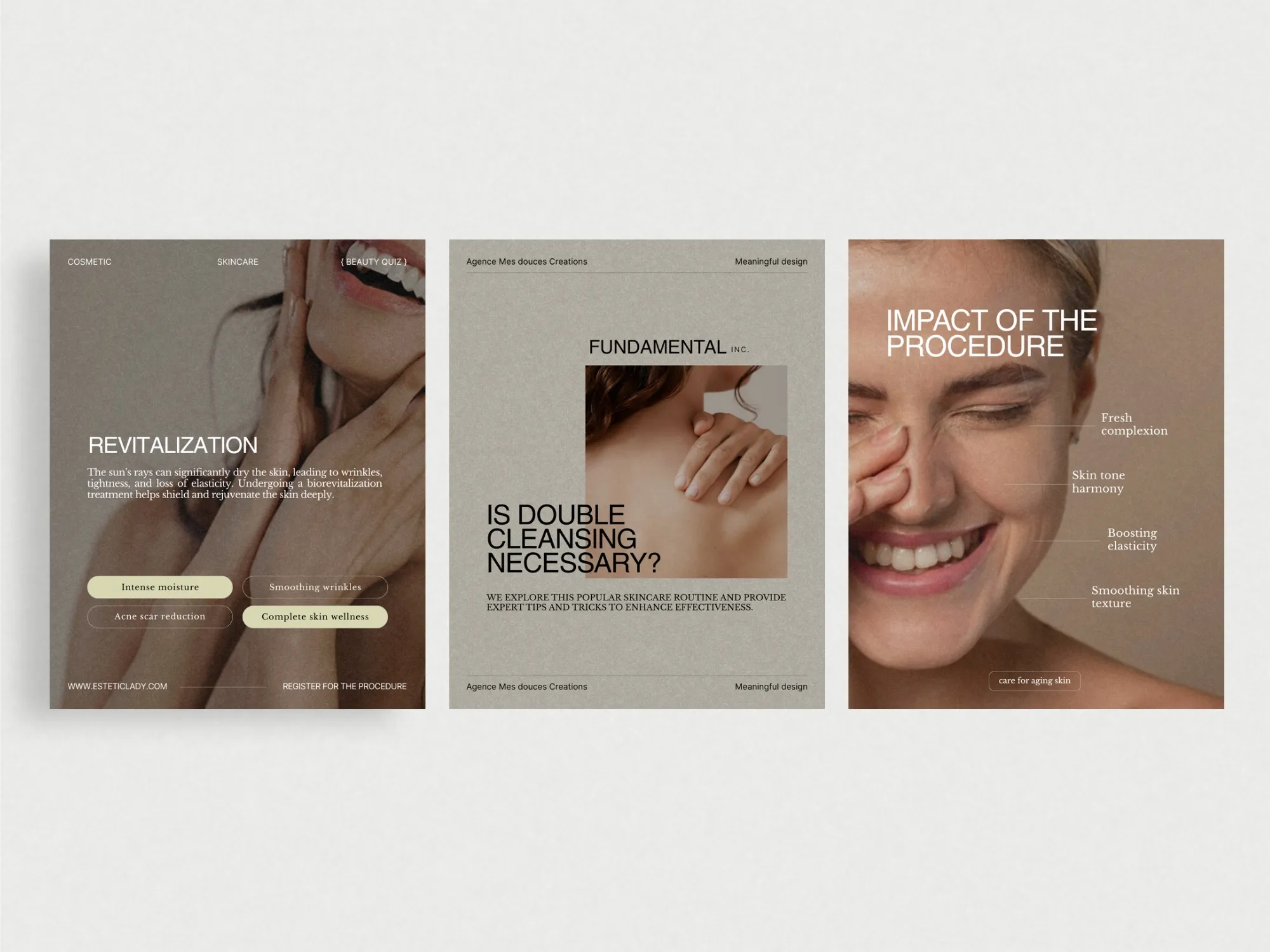 Beautifully designed Skincare post bundle templates, expertly crafted to elevate brand identity and attract clients in the competitive cosmetic market.