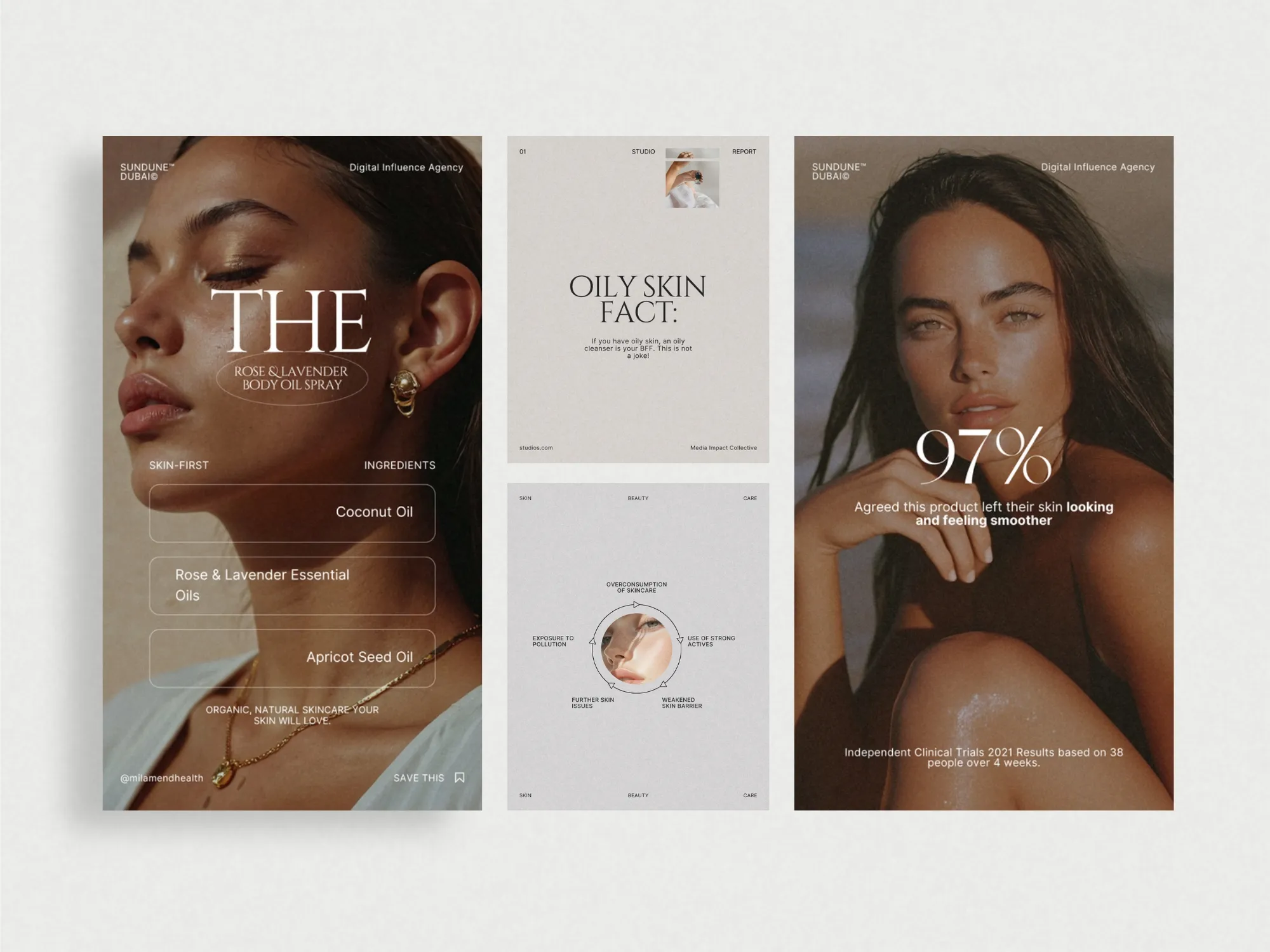 Stylish Canva story template highlighting glowing transformations, perfect for beauty social media engagement in 1080x1920 PX.