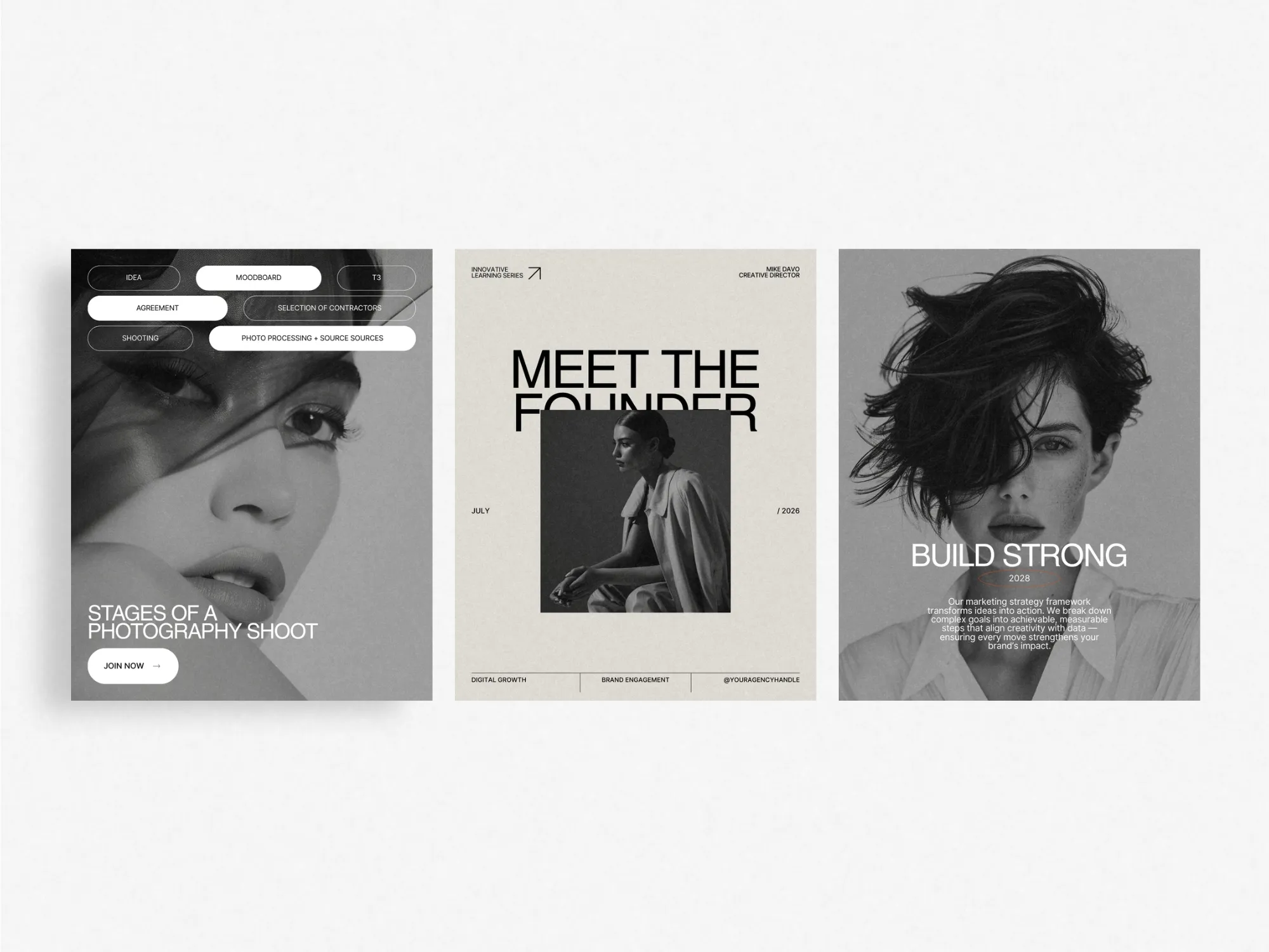 Eye-catching 1080x1350 PX Instagram Marketing Posts, ideal for showcasing offers, crafted for easy editing in Canva.