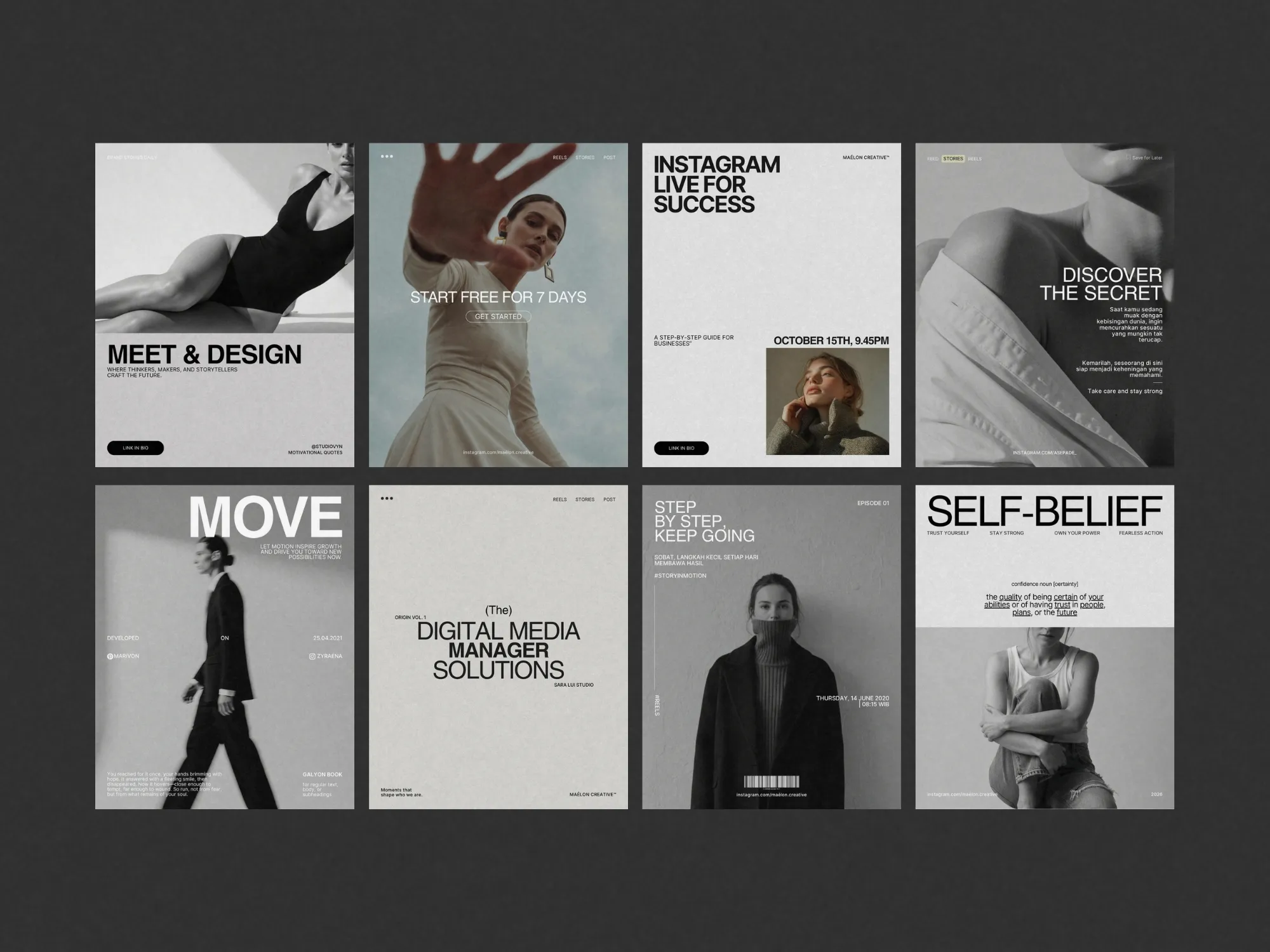 Transform your social media presence with 35 vibrant Instagram Marketing Posts, expertly designed for easy customization and effective marketing.