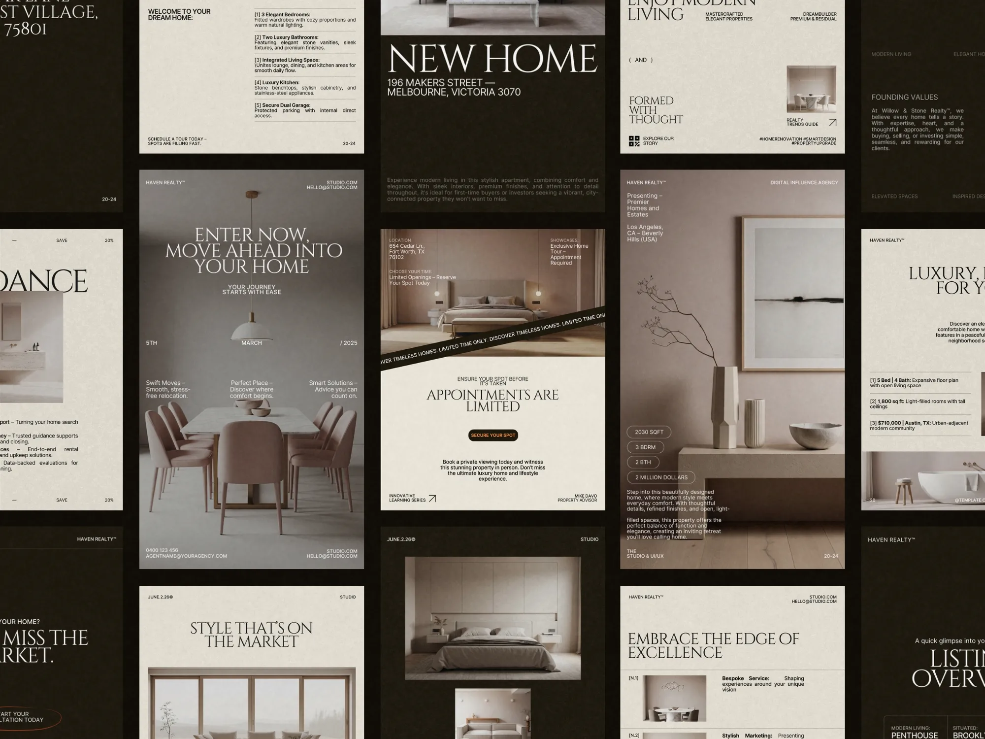 Versatile 1080x1920 PX Instagram story template for real estate firms, enabling impactful storytelling and enhanced visibility on social media platforms.