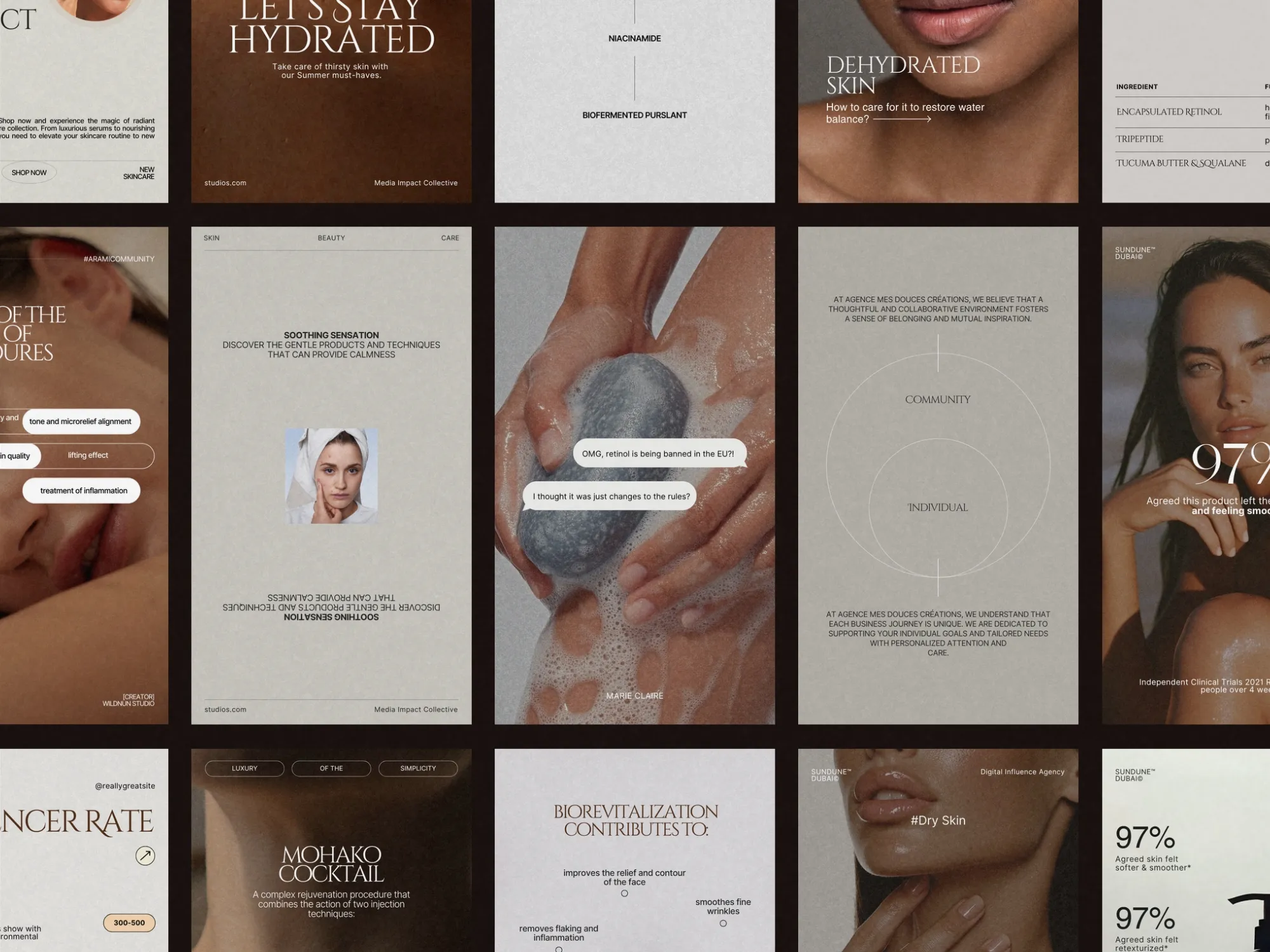 Versatile skincare story bundle template featuring a sleek layout for delivering product information and reviews that captivate your audience.