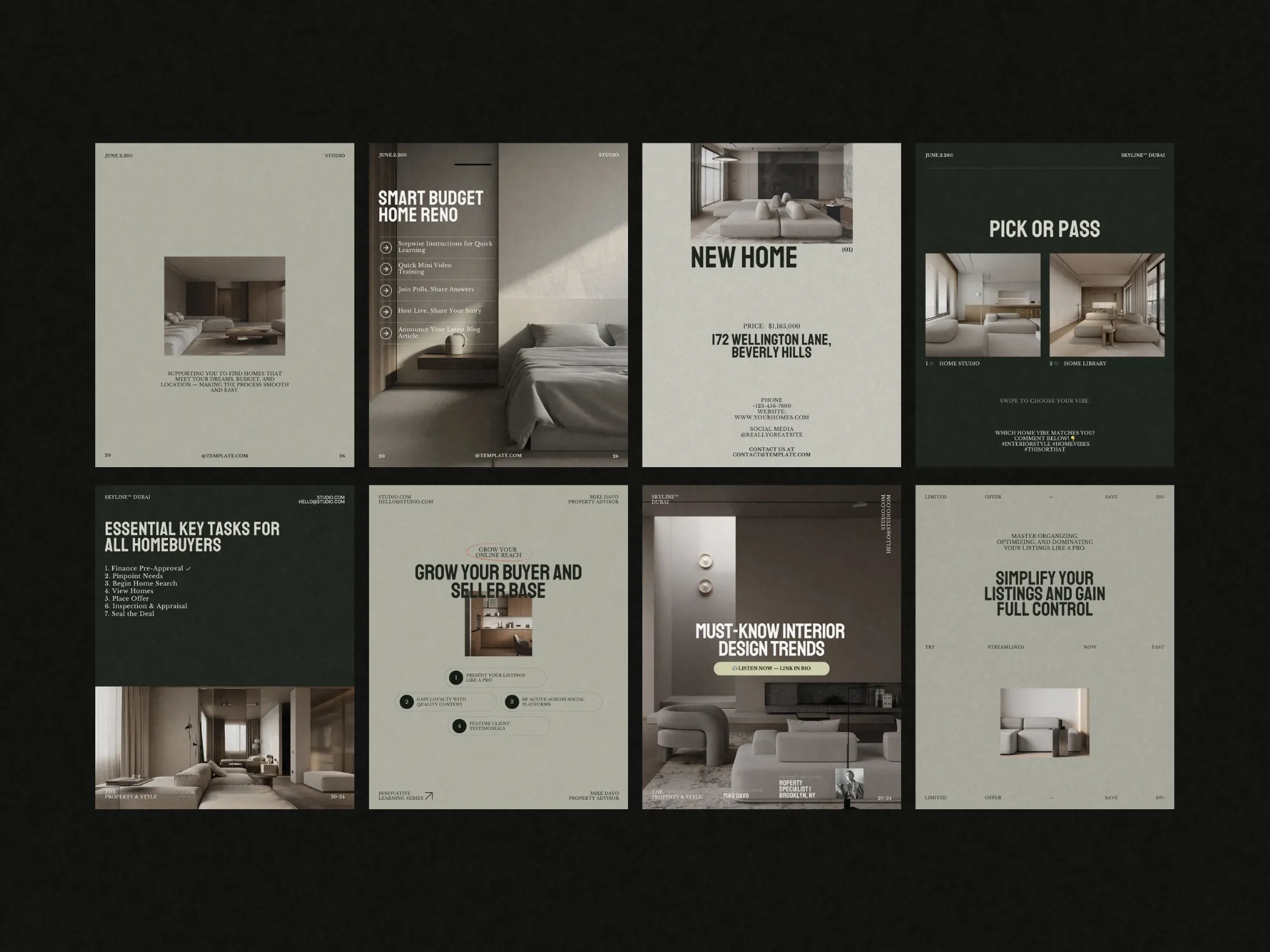 Elevate your realtor marketing content with these customizable Canva templates, perfect for agents looking to enhance their property listings on Instagram.