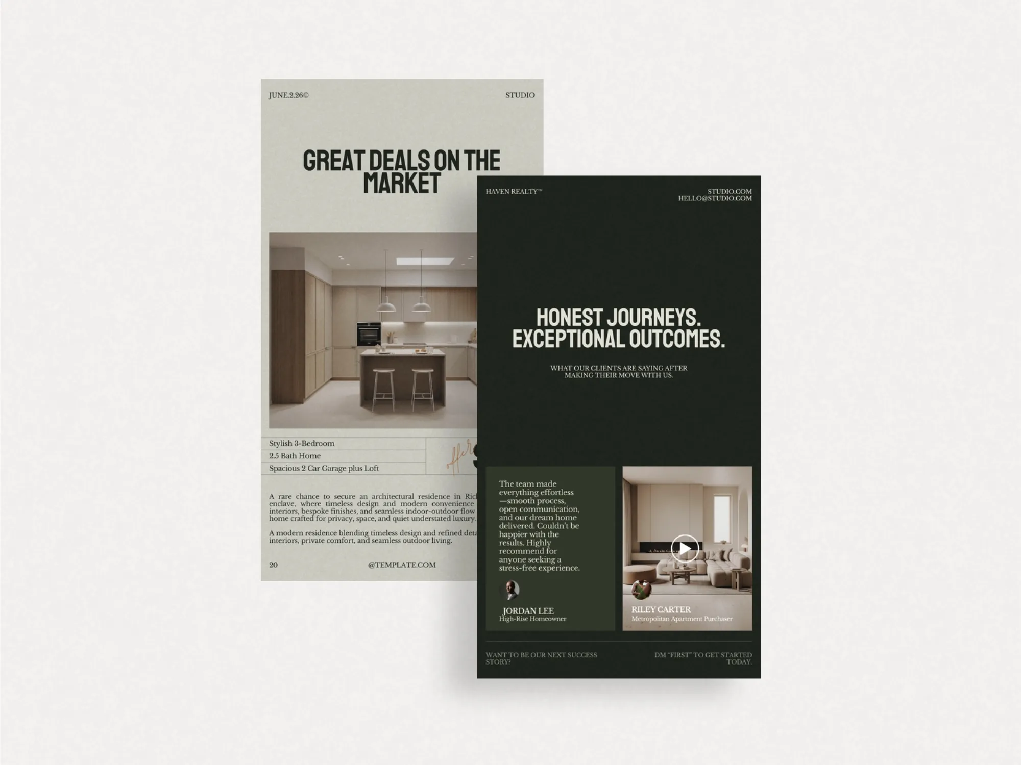Showcase properties with Prapti Design's 40 real estate Instagram story templates, optimized for seamless Canva use and impactful marketing.