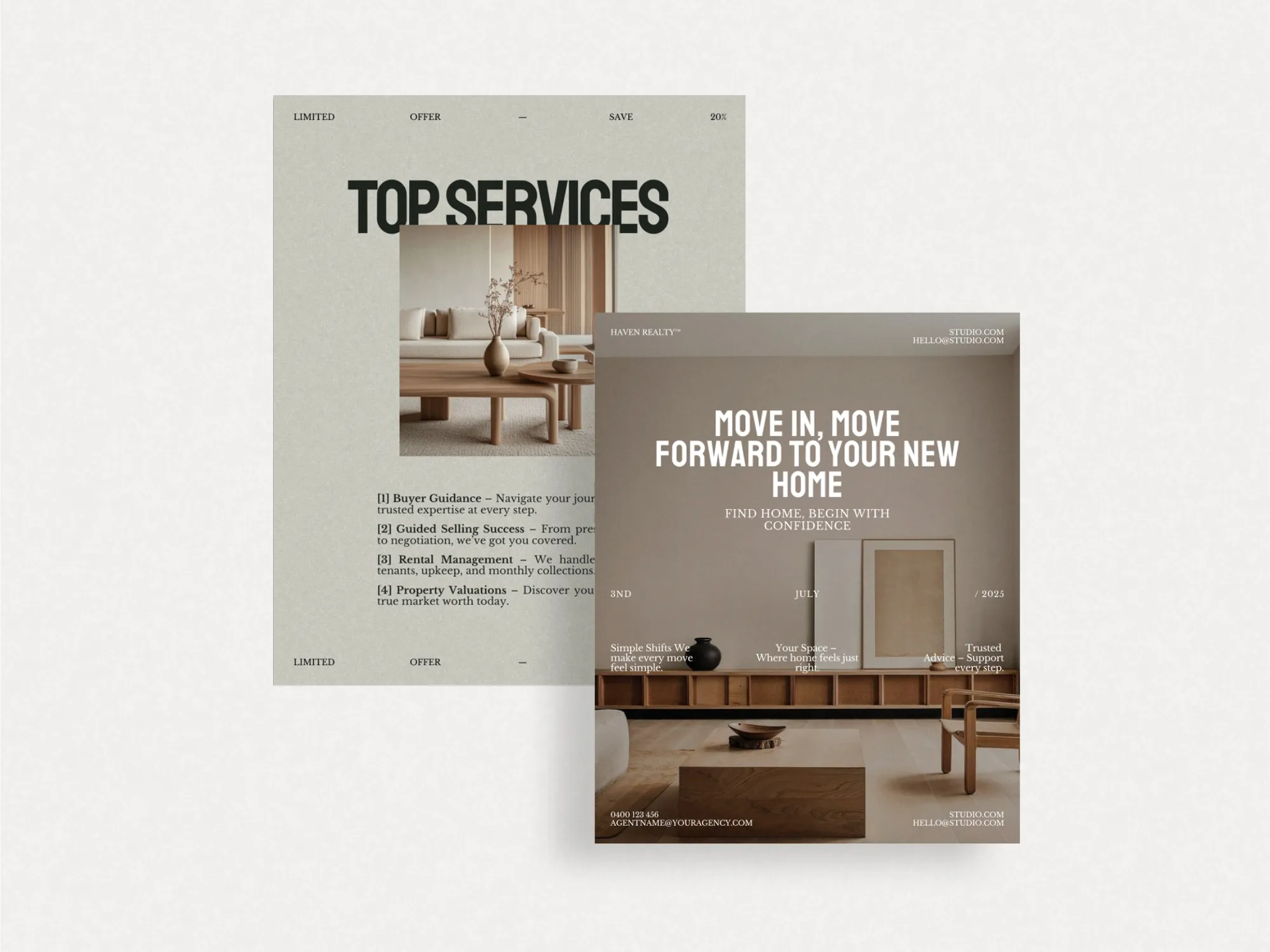 Versatile Canva property listing post templates to streamline realtor marketing content, making properties stand out with ease.