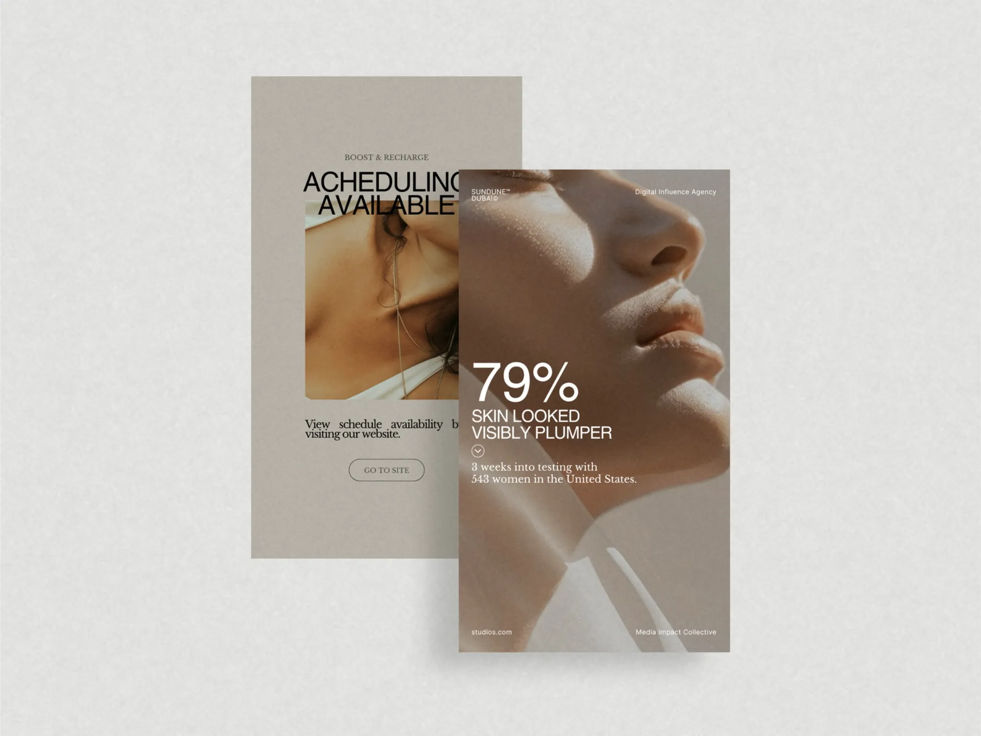 Canva-compatible skincare story templates, meticulously designed to help beauty studios create consistent and attractive Instagram content quickly.