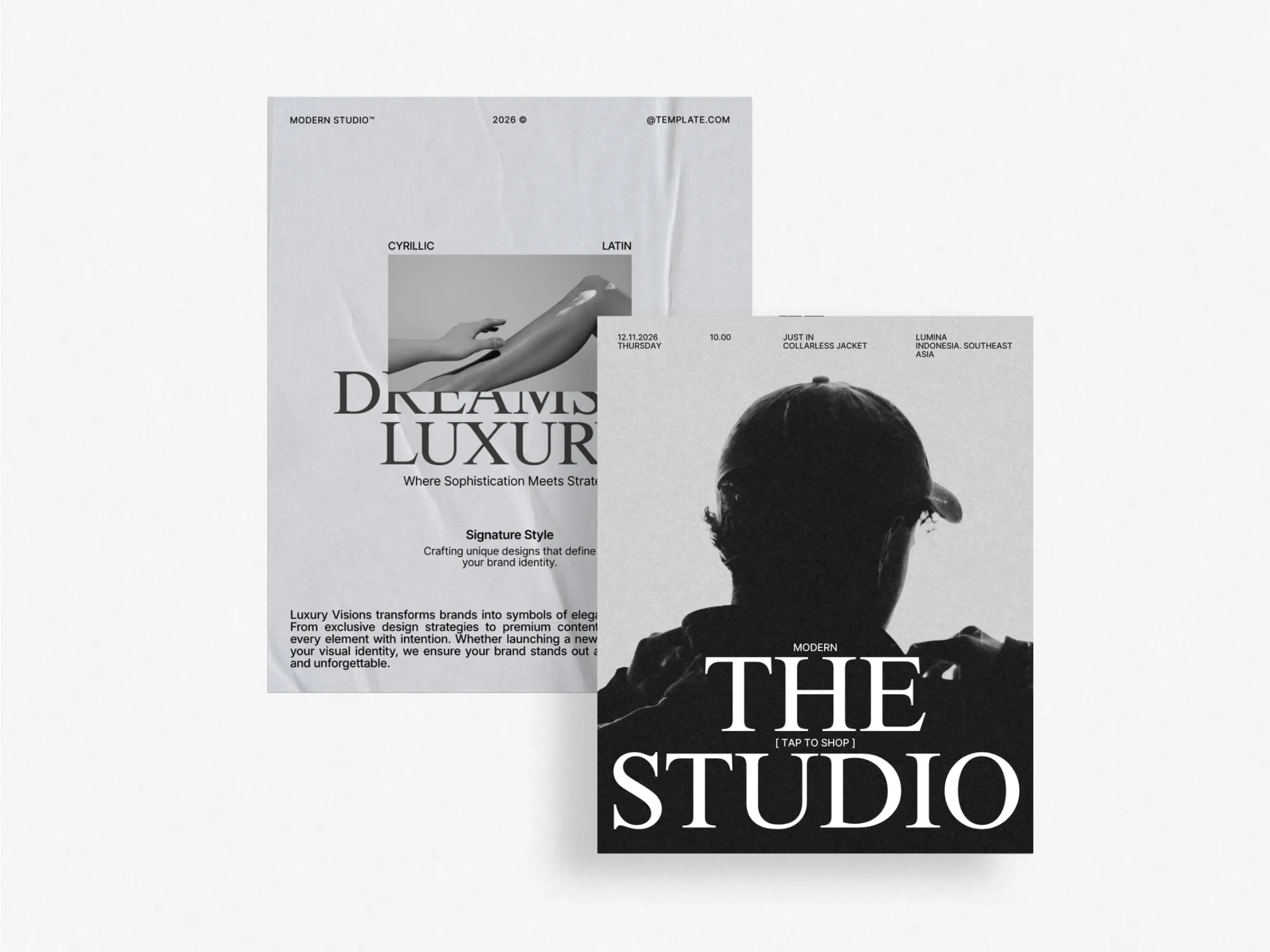 Customizable Canva templates for businesses, offering 105 unique social media posts to enhance online presence and attract audiences.