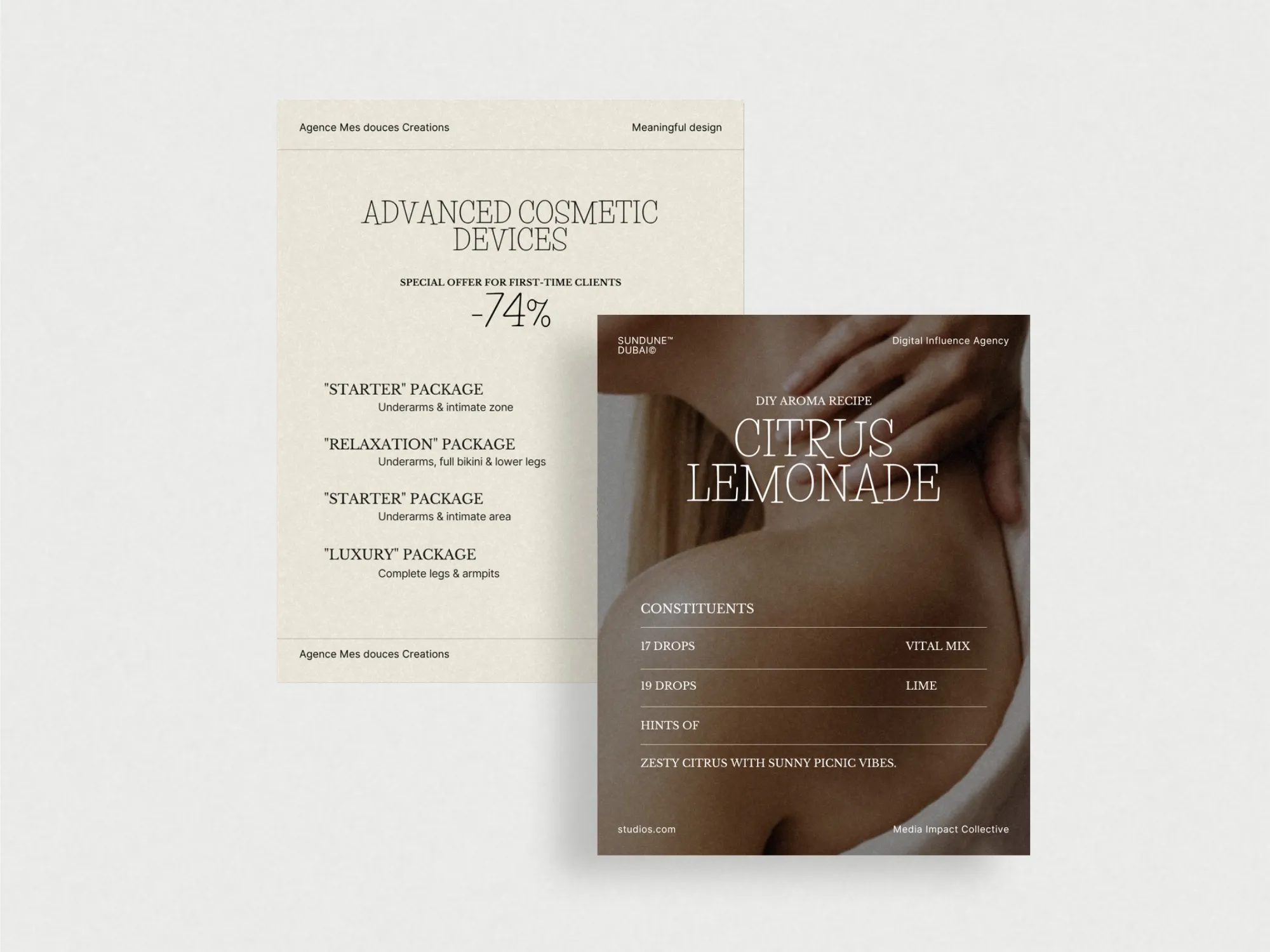 Clean and aesthetic Canva templates for skincare Instagram posts, designed to help brands effortlessly display their products and results.