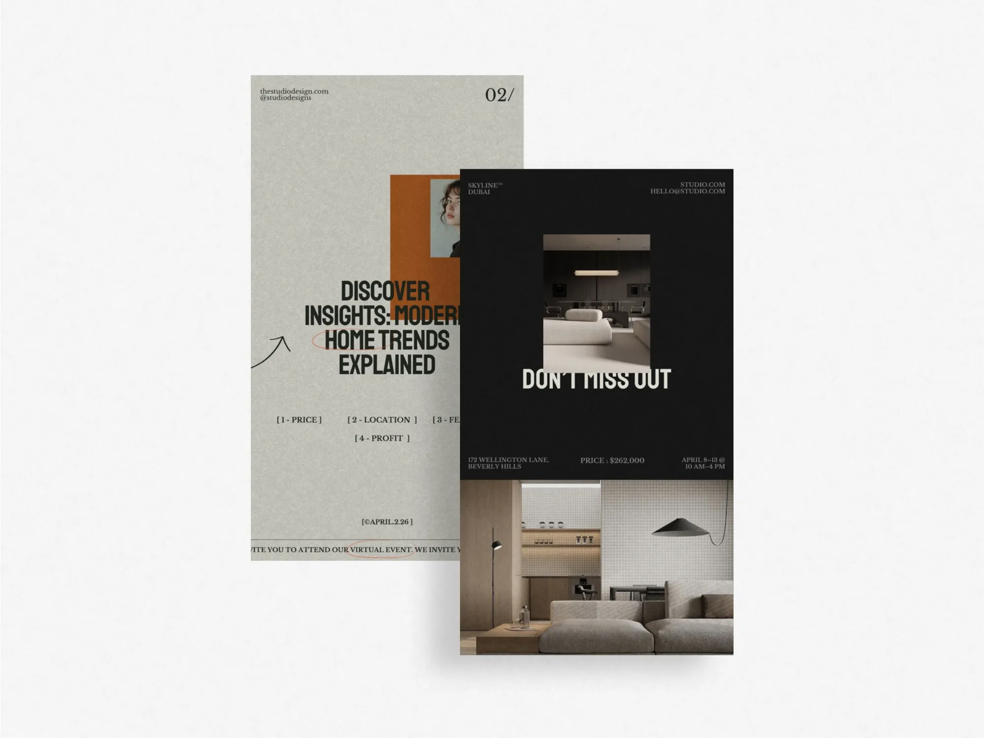 Unlock your real estate marketing potential with these Canva-compatible Instagram templates, crafted for seamless property showcase and branding.