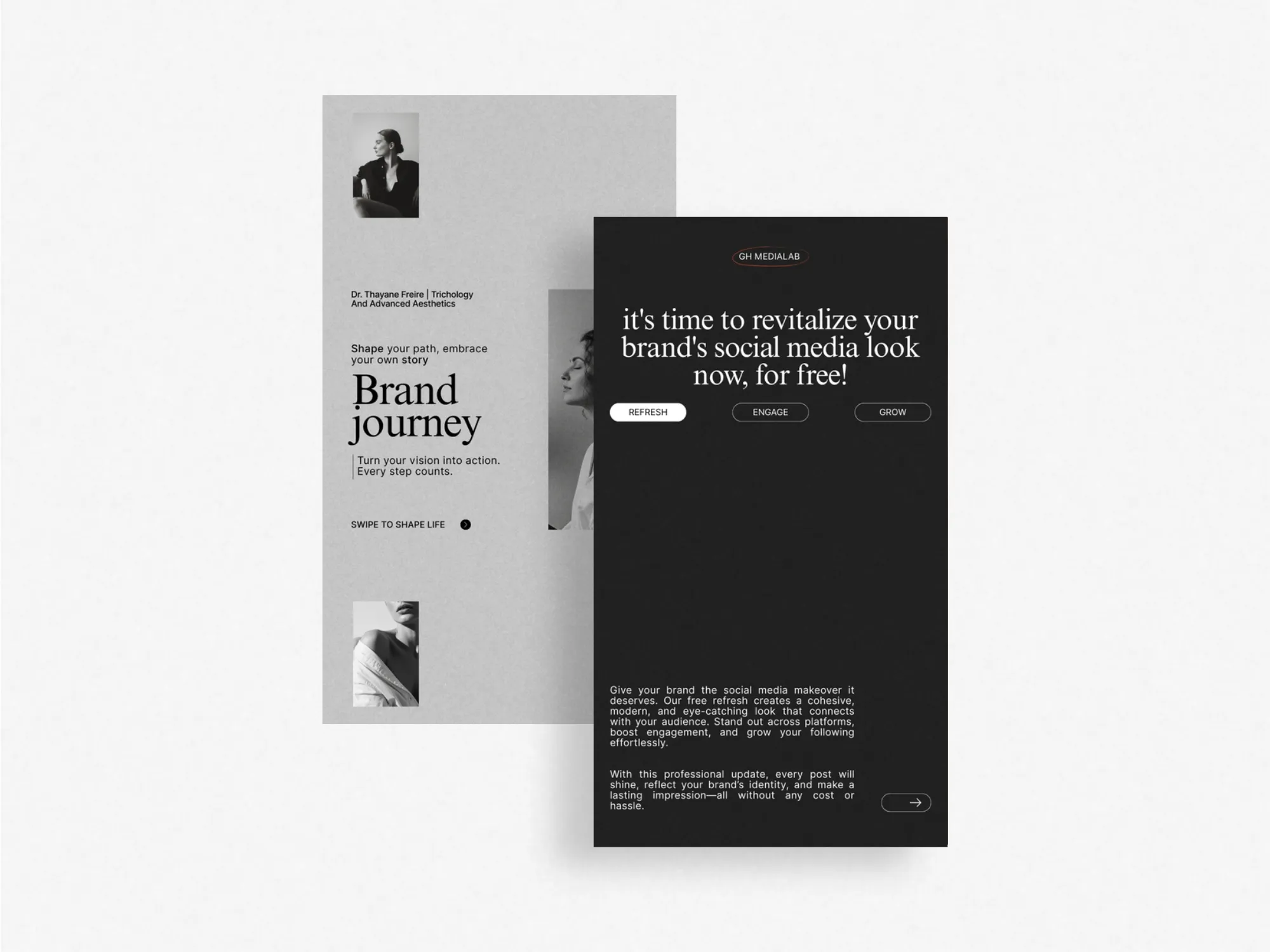 Stylish Instagram story templates that streamline content creation for startups, crafted for impactful visual communication in Canva.