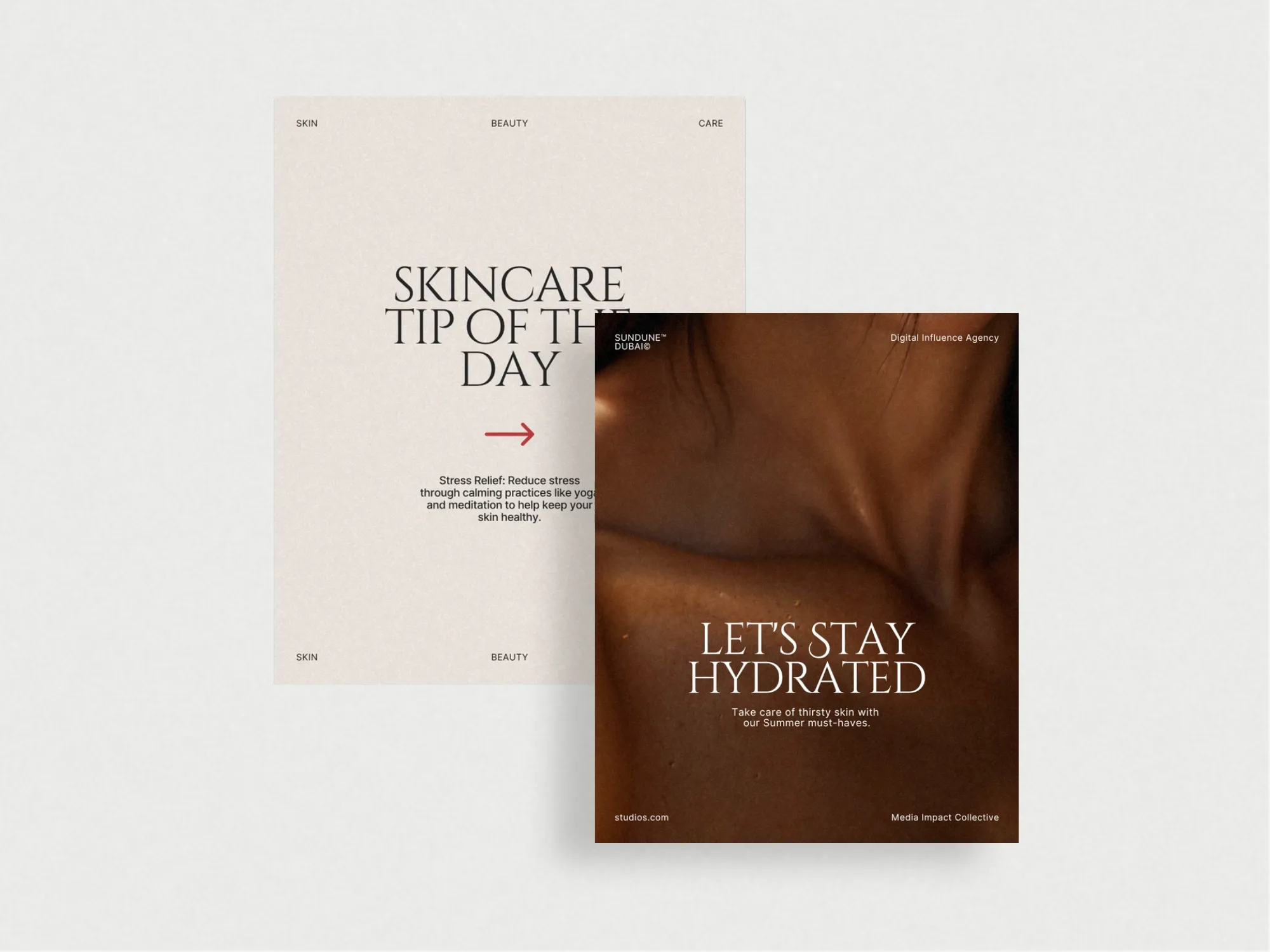 Aesthetic and versatile Canva templates for skincare brands, designed for social media to attract and retain beauty-focused audiences.