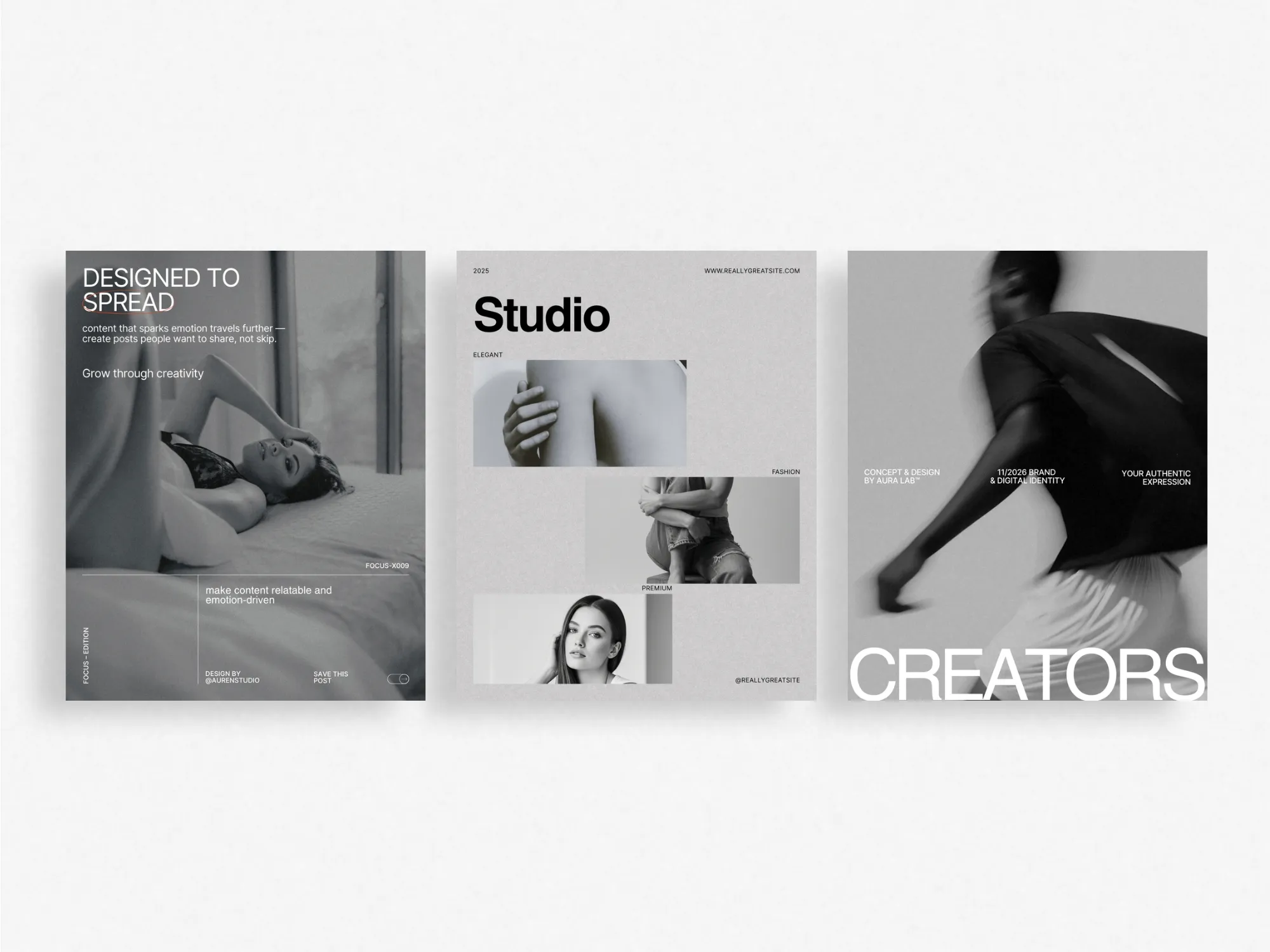 Professional Canva business posts arranged in a versatile bundle, allowing creatives and agencies to design memorable social media content effortlessly.