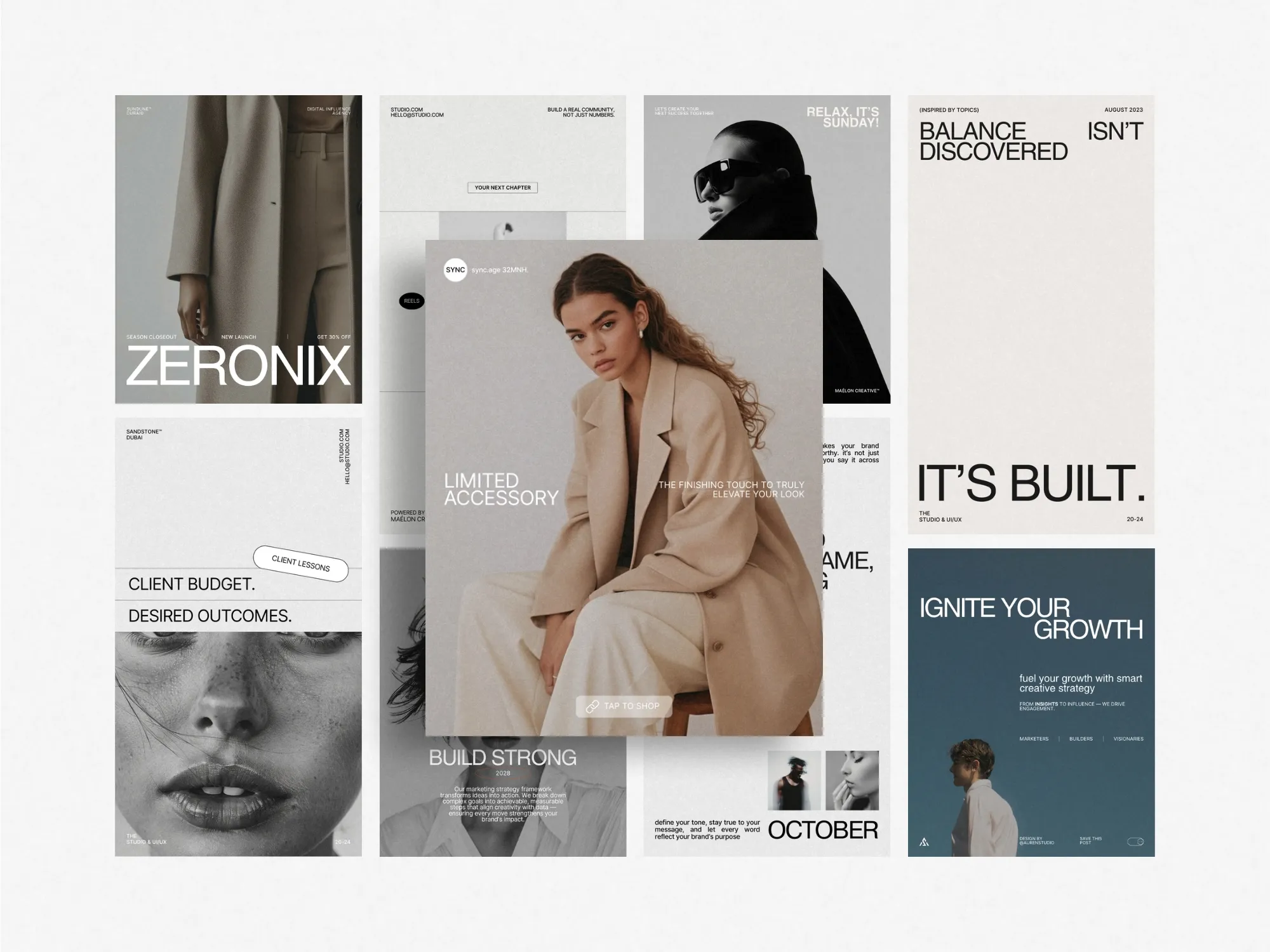 Streamlined Instagram marketing post bundle featuring editable Canva templates, perfect for enhancing visibility and engagement for startups.