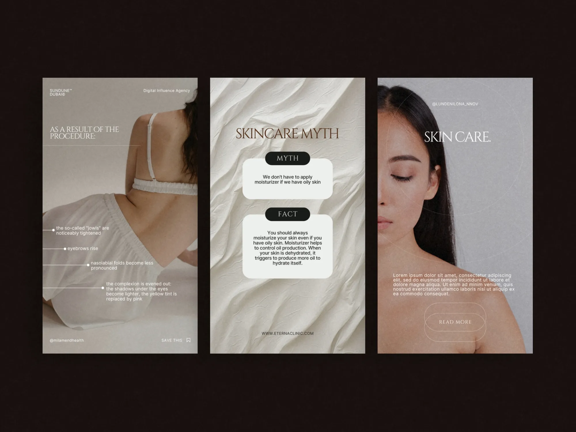 Versatile Canva templates for skincare stories, offering dynamic and beautiful designs that empower brands to engage their audience effectively.