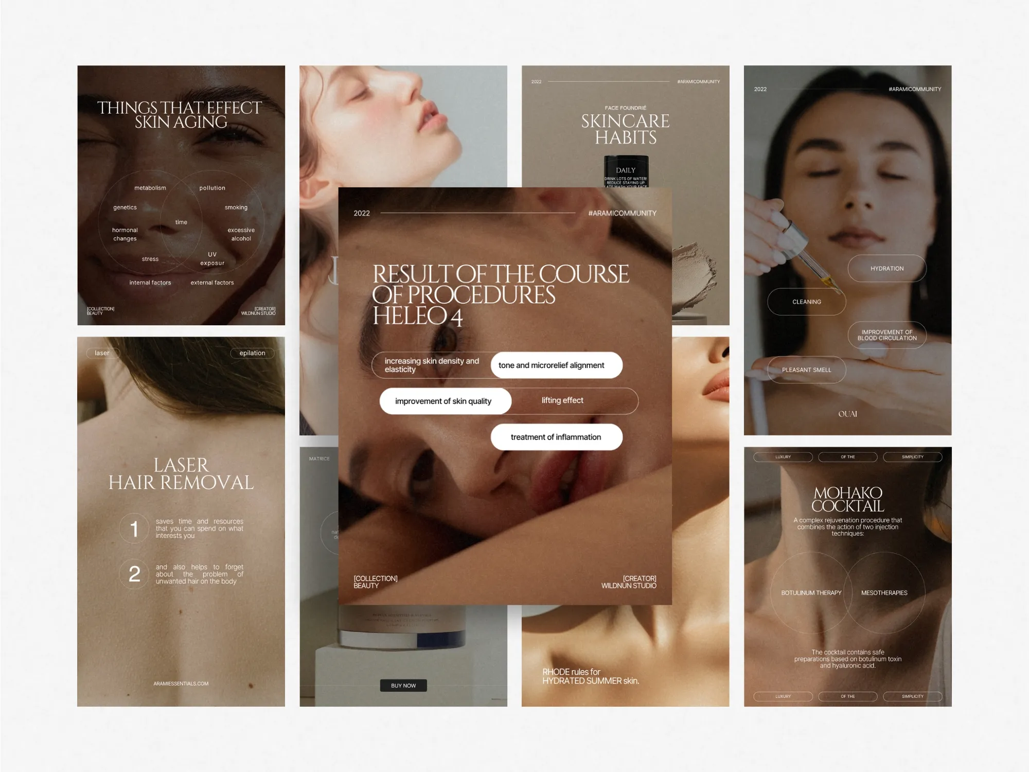 Sleek post design for beauty brands to promote offers with eye-catching visuals in a 1080x1350 PX dimension, encouraging customer engagement.