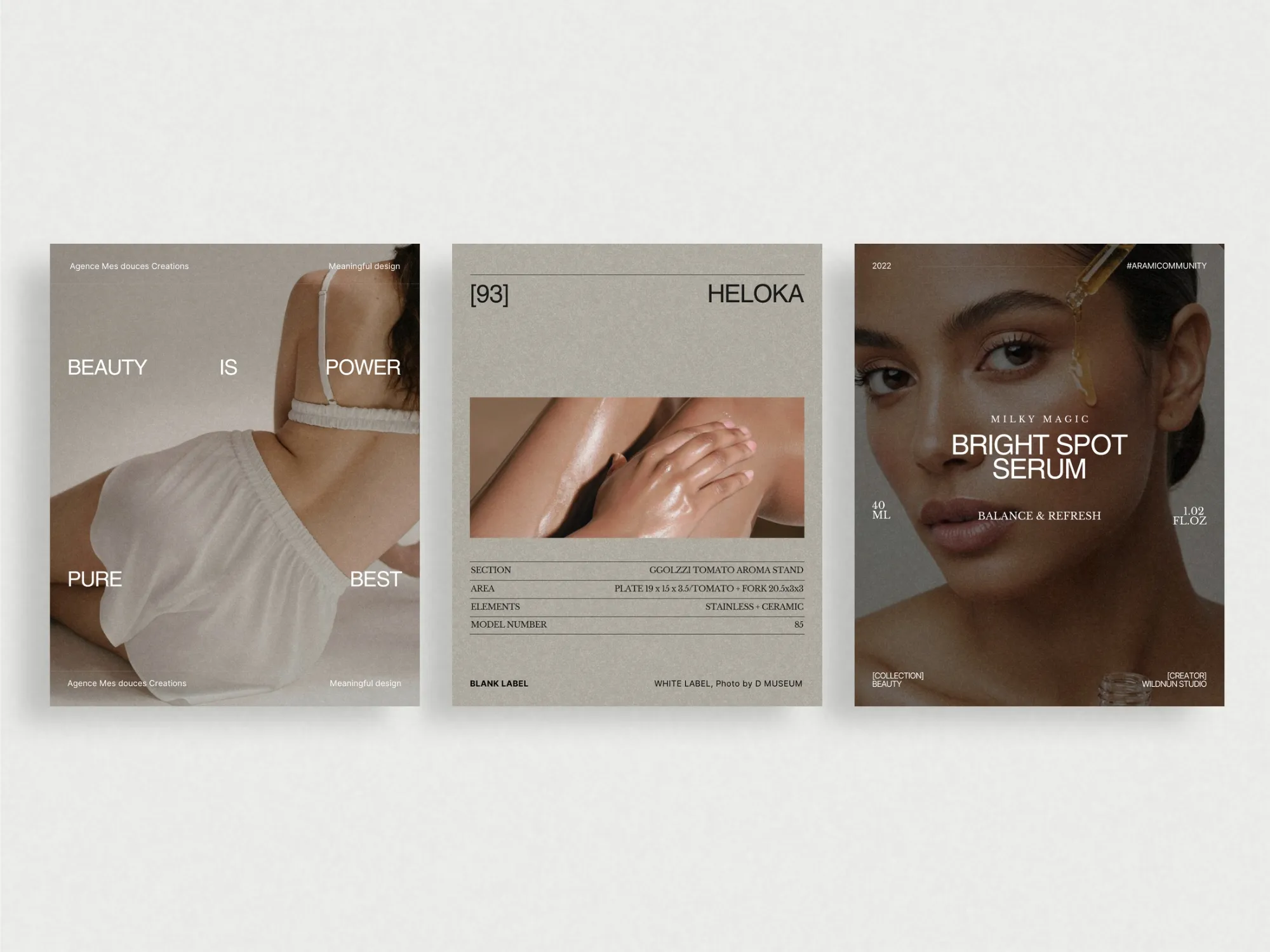 Digital skincare marketing kit with 105 Canva templates aimed at beauty clinics and cosmetic shops looking to enhance their social media strategy.