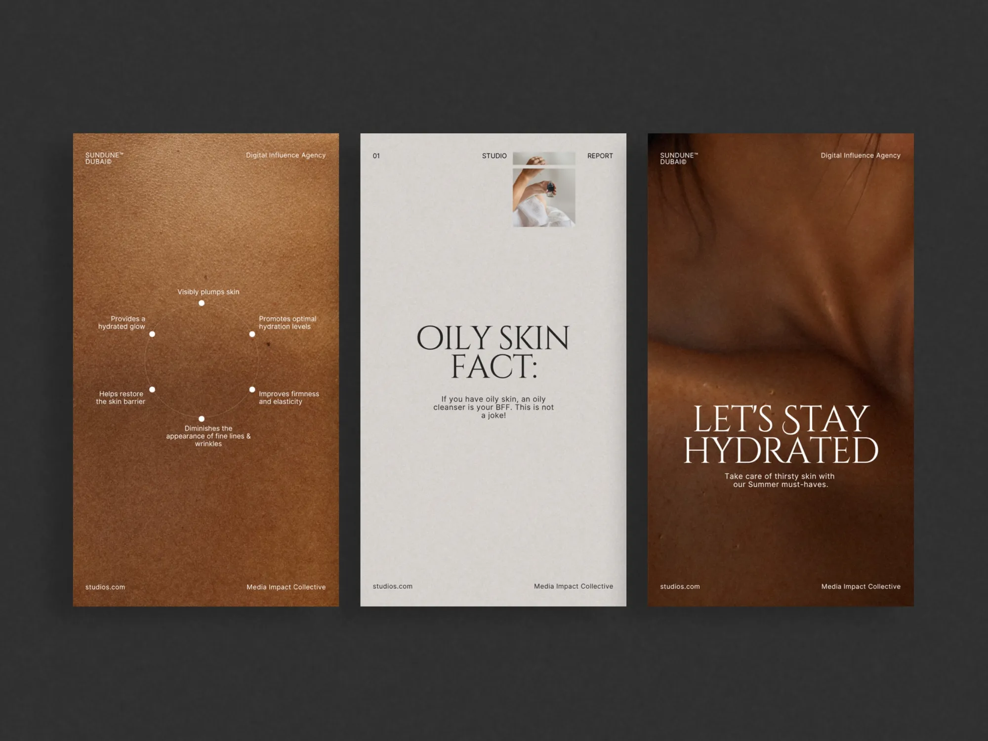 Promote skincare offers seamlessly with 35 beautiful Instagram story templates in Canva, designed for skin care brands looking for professional aesthetics.