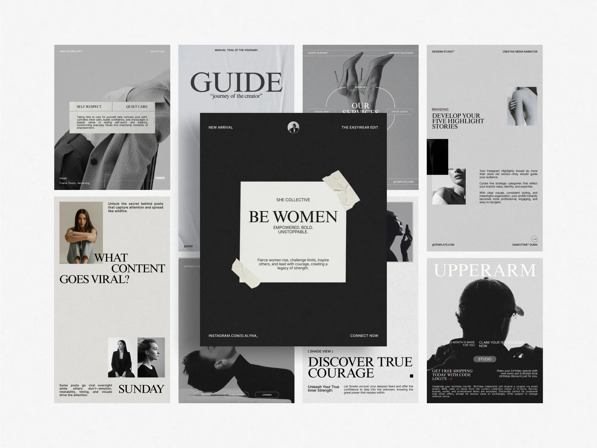 Eye-catching 1080x1350 PX Canva templates for announcing products and promotions, crafted for the modern marketer.