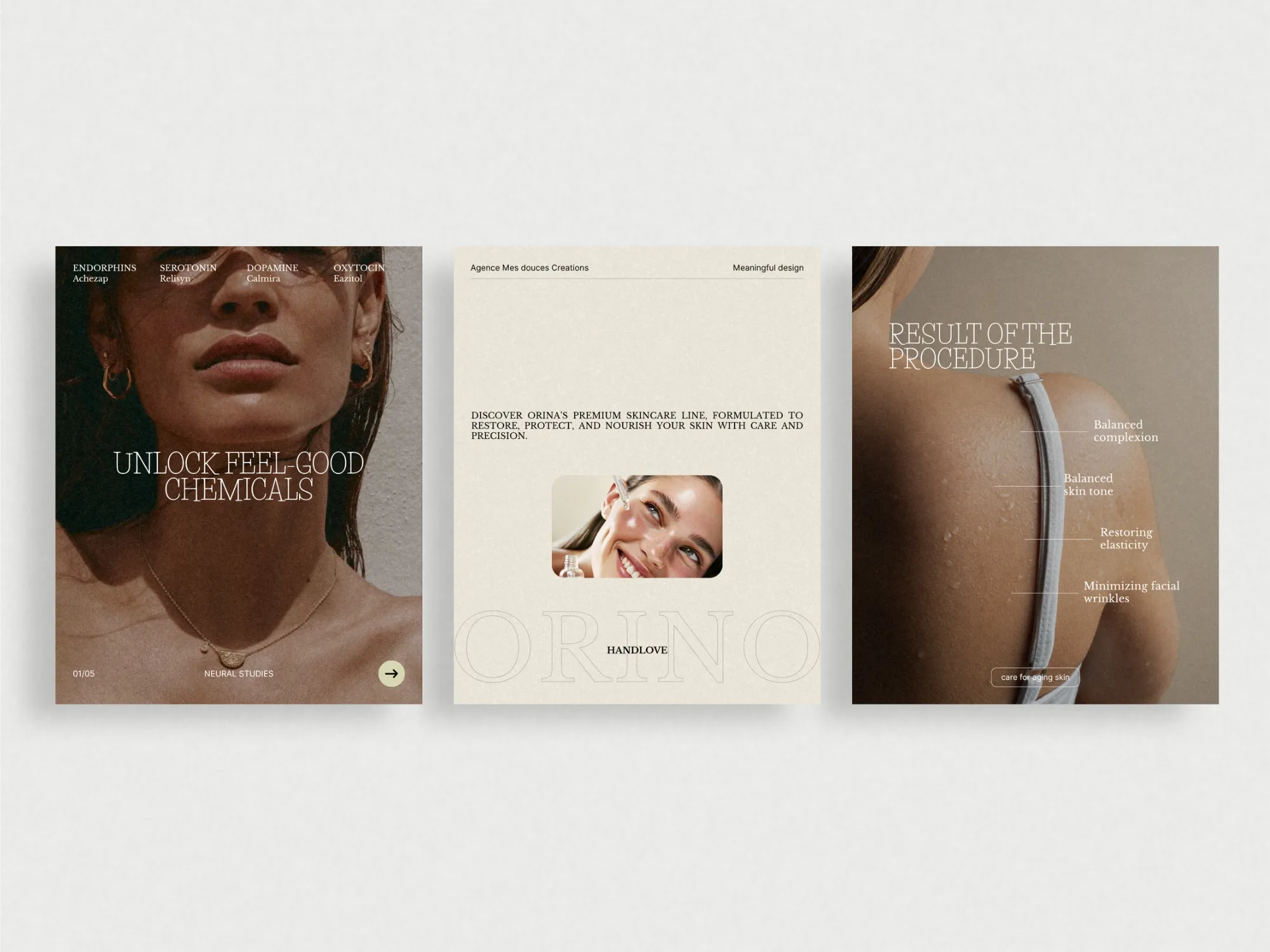 Aesthetic Instagram post design template for skincare brands, providing cohesive visuals that elevate beauty social media content effortlessly.