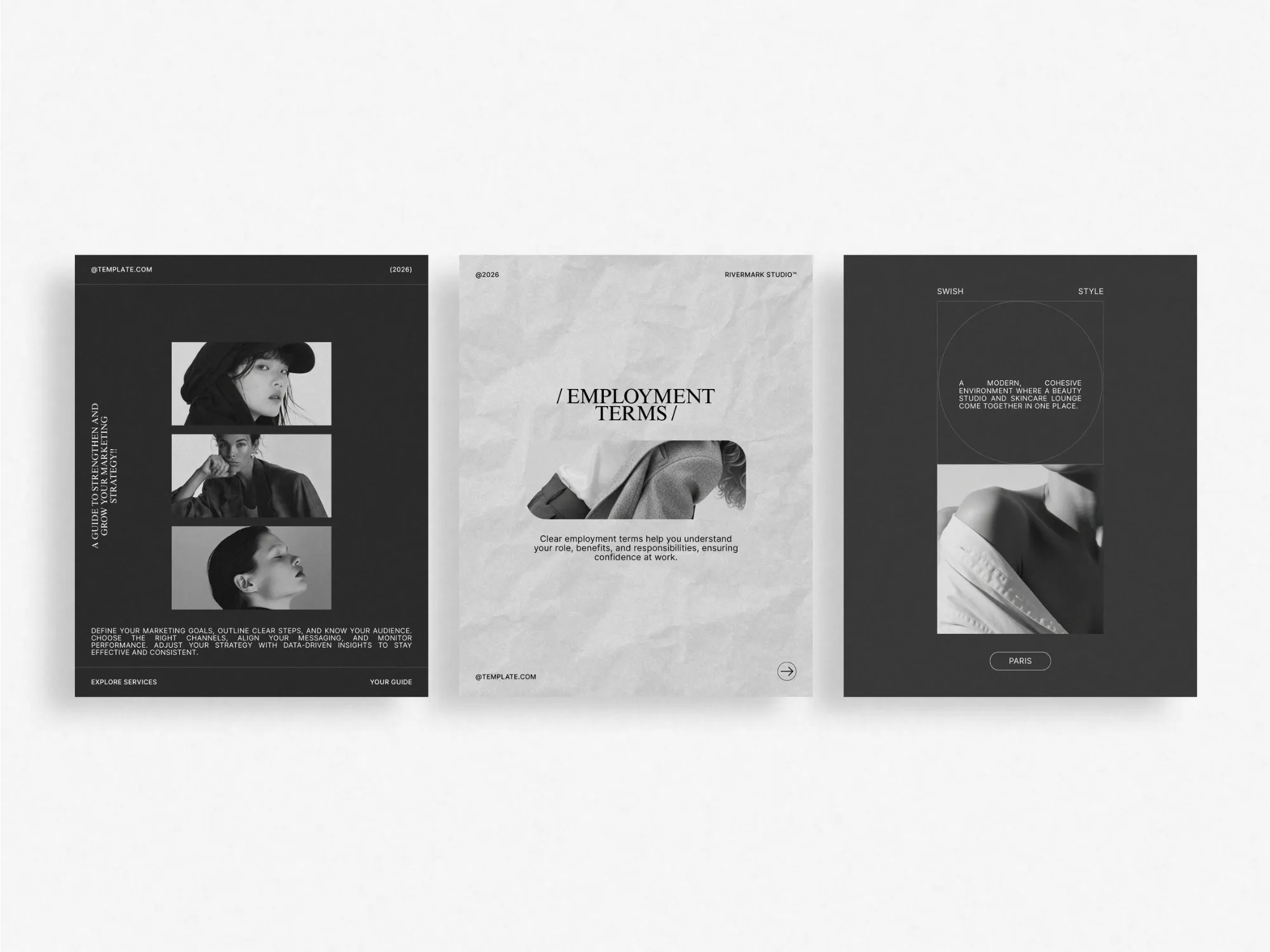 Innovative social media post templates focused on aesthetics and user engagement, perfect for small business marketing campaigns in Canva format.